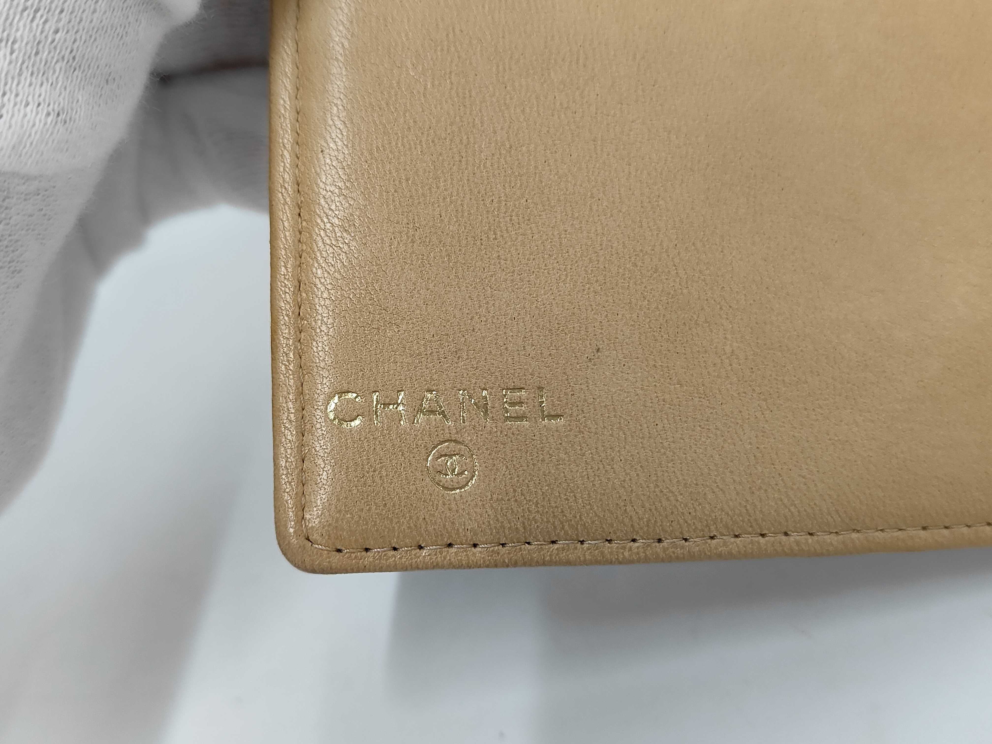 wallet, Chanel long wallet, 10161639, Coco Mark, beige, with box and guarantee card. — view 10