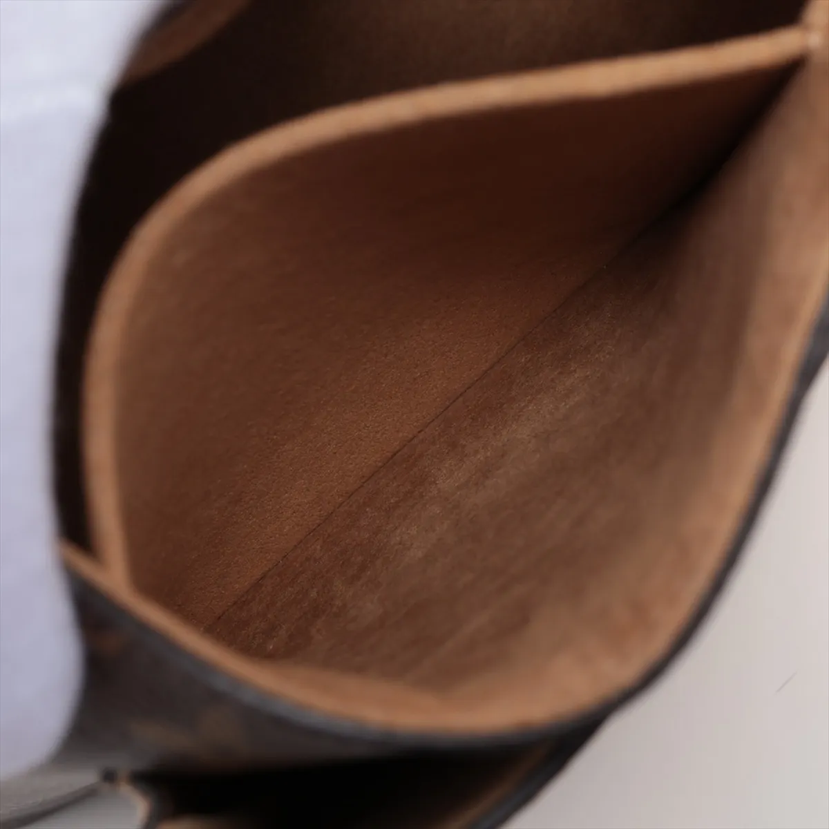 Monogram x Leather Marignan M44257 AR5129 Brown x Beige RFID reaction available — view 12