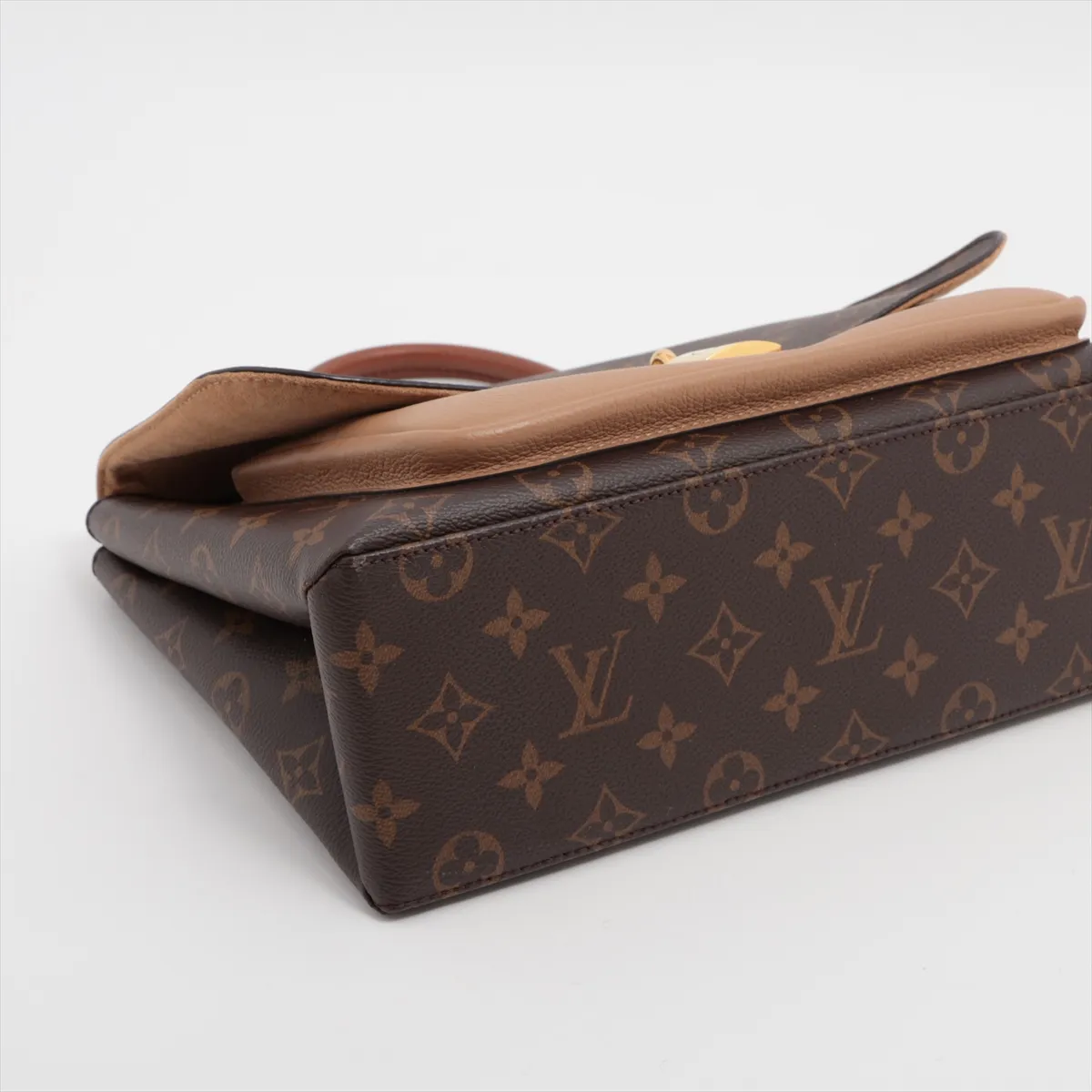 Monogram x Leather Marignan M44257 AR5129 Brown x Beige RFID reaction available — view 4