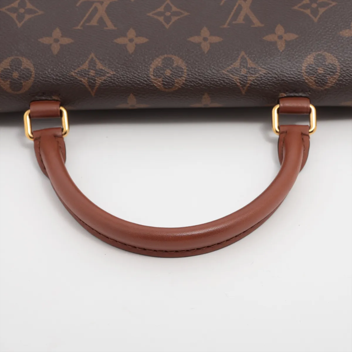 Monogram x Leather Marignan M44257 AR5129 Brown x Beige RFID reaction available — view 5