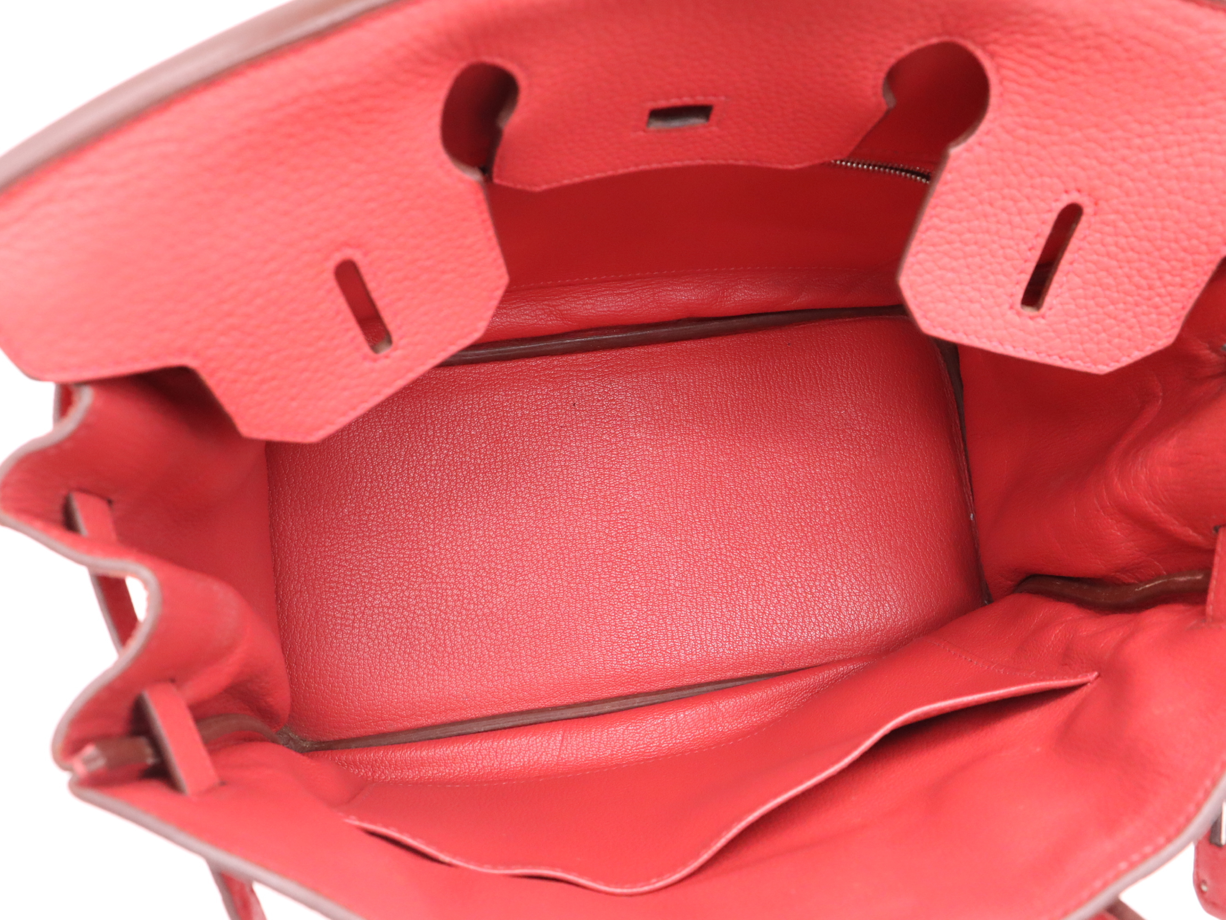 Togo Birkin 30 Pink Handbag with Padlock, 2 Keys, Clochette, and Dust Bag. M Stamp. 2009. — view 11
