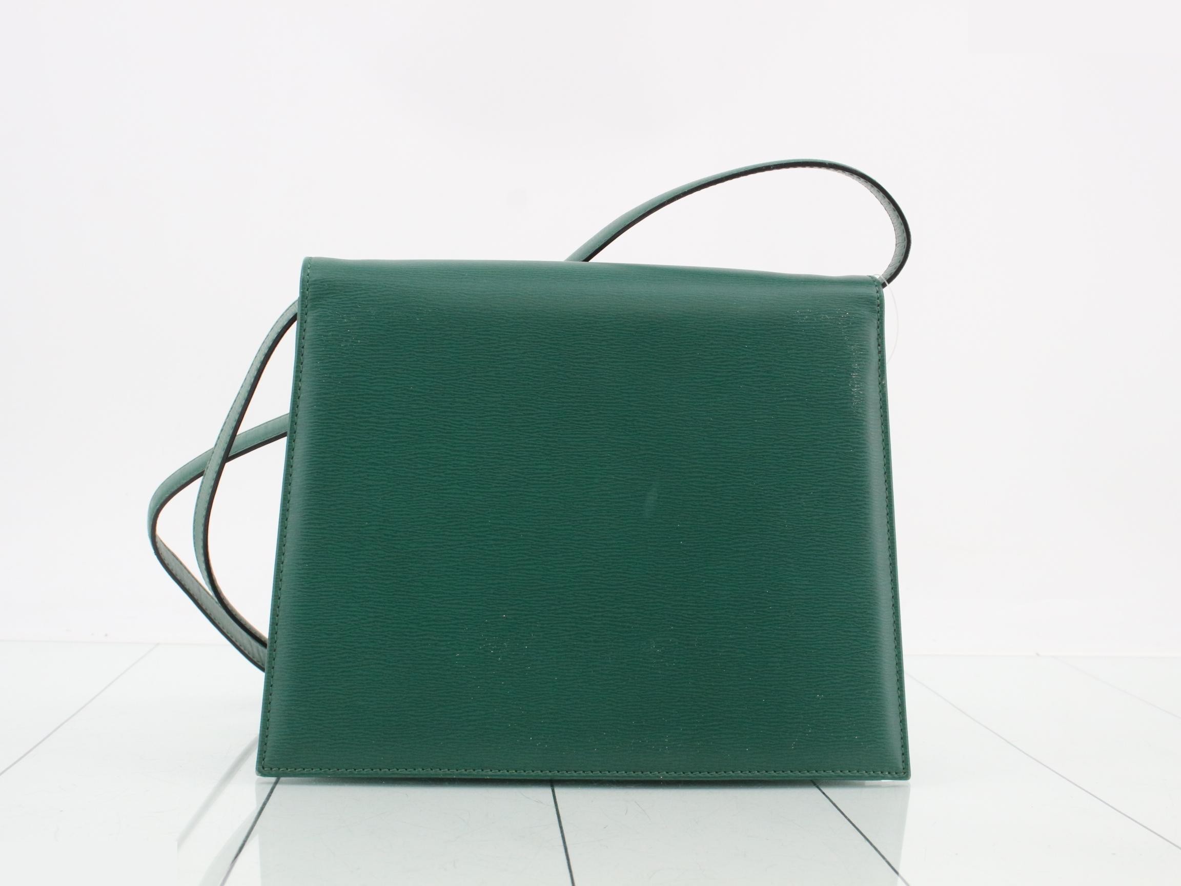 Vintage shoulder bag, green — view 2