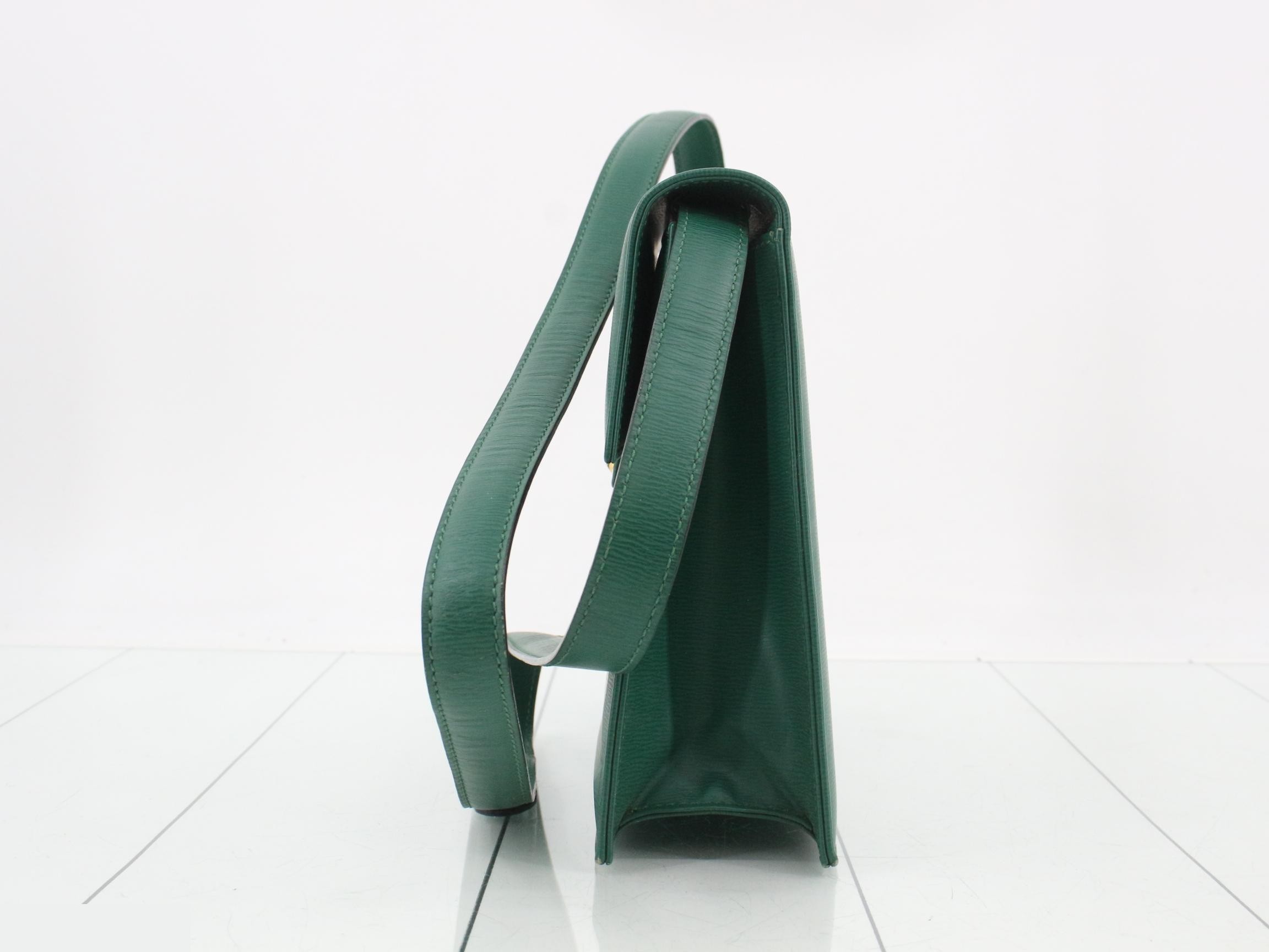 Vintage shoulder bag, green — view 3
