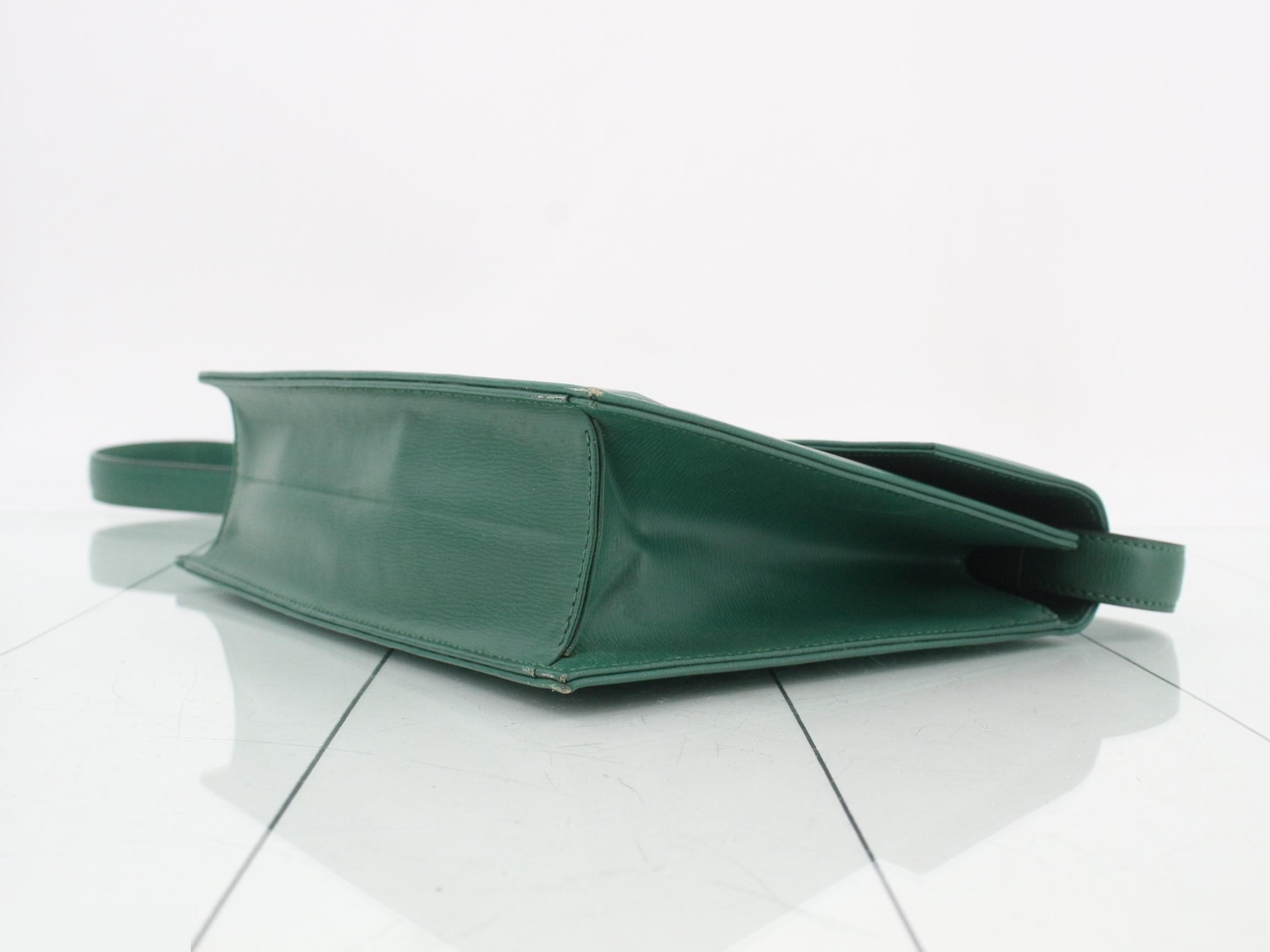 Vintage shoulder bag, green — view 6