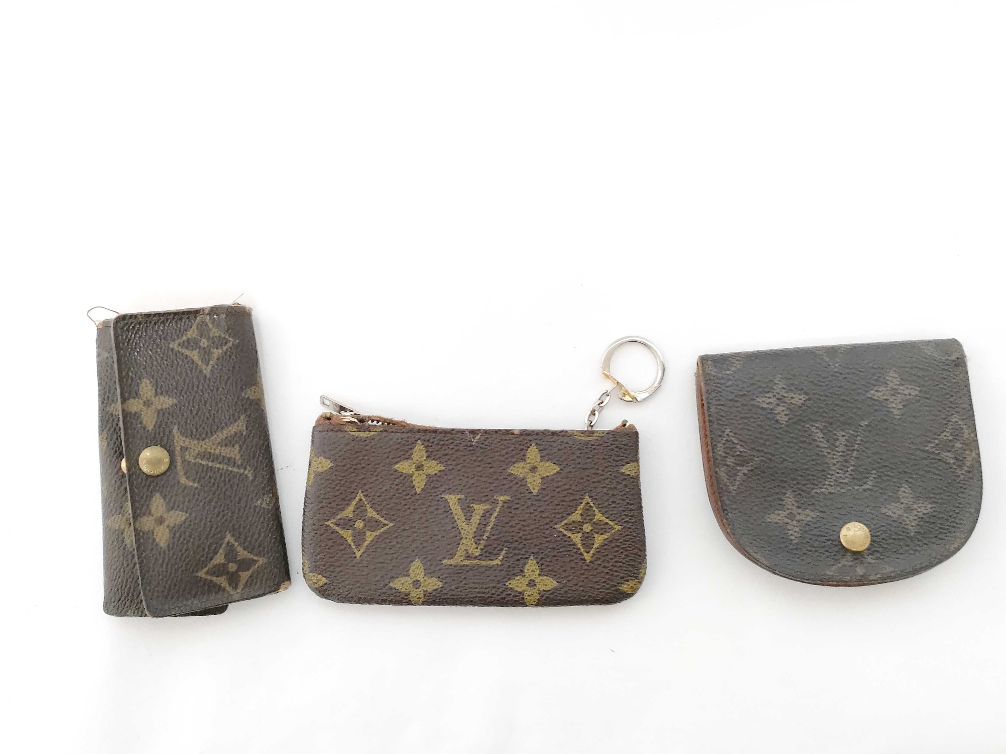 Monogram Key Case/Pouch 3-Piece Set Coin Purse