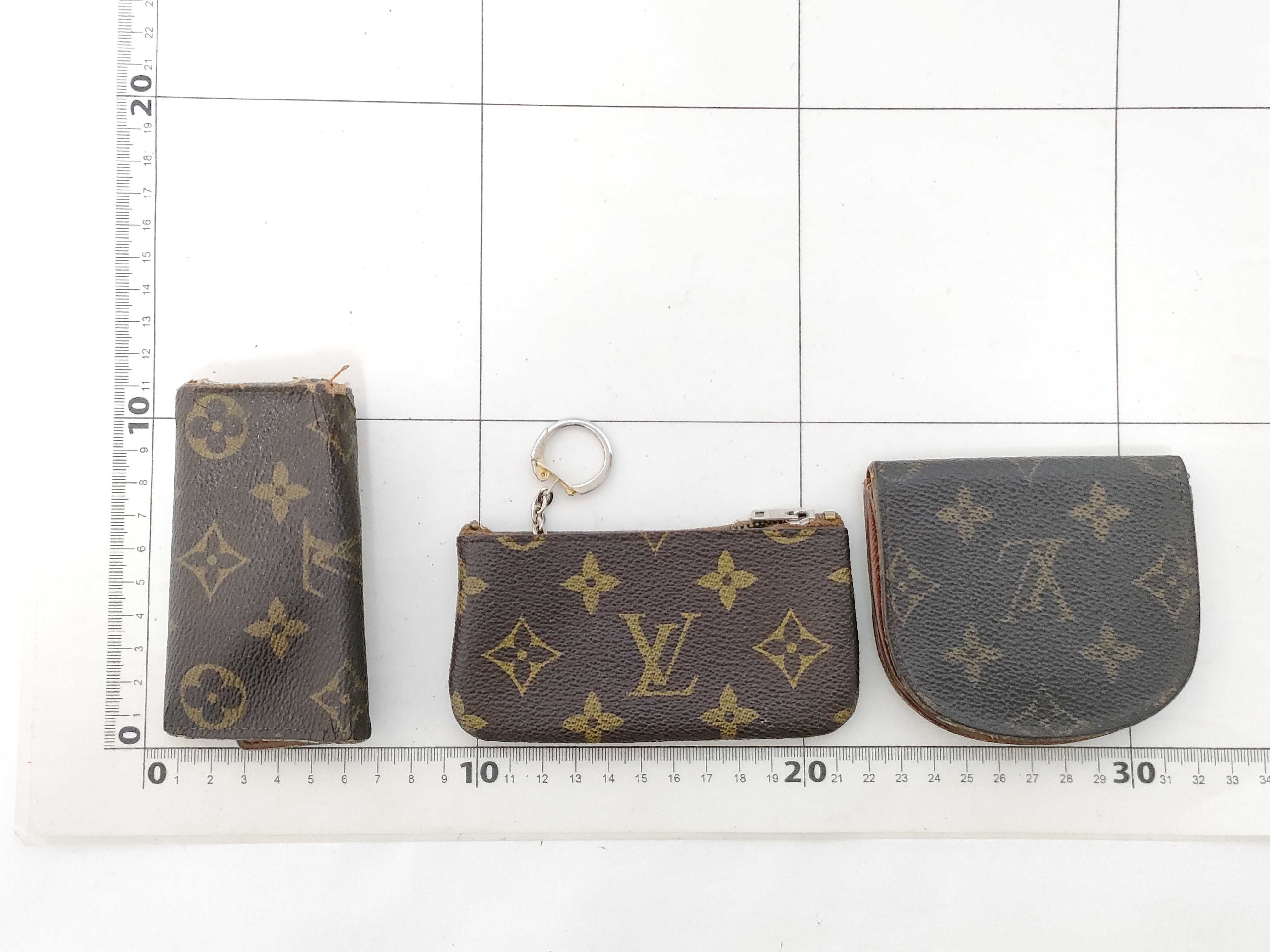 Monogram Key Case/Pouch 3-Piece Set Coin Purse — view 2