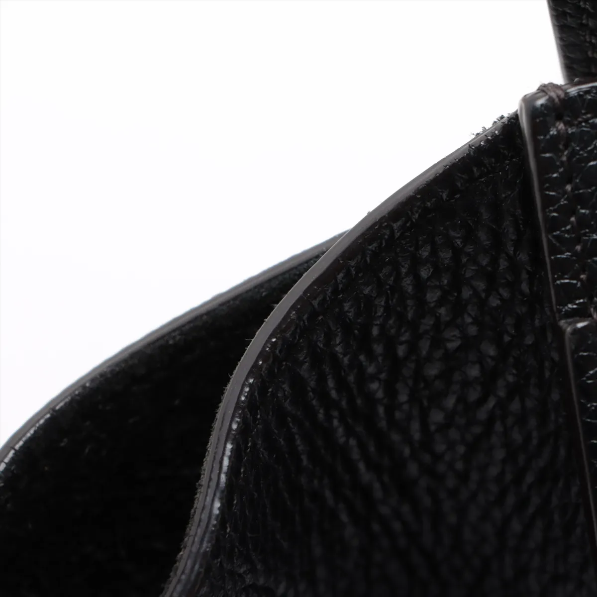 Luggage Micro Shopper Leather Handbag Black — view 11