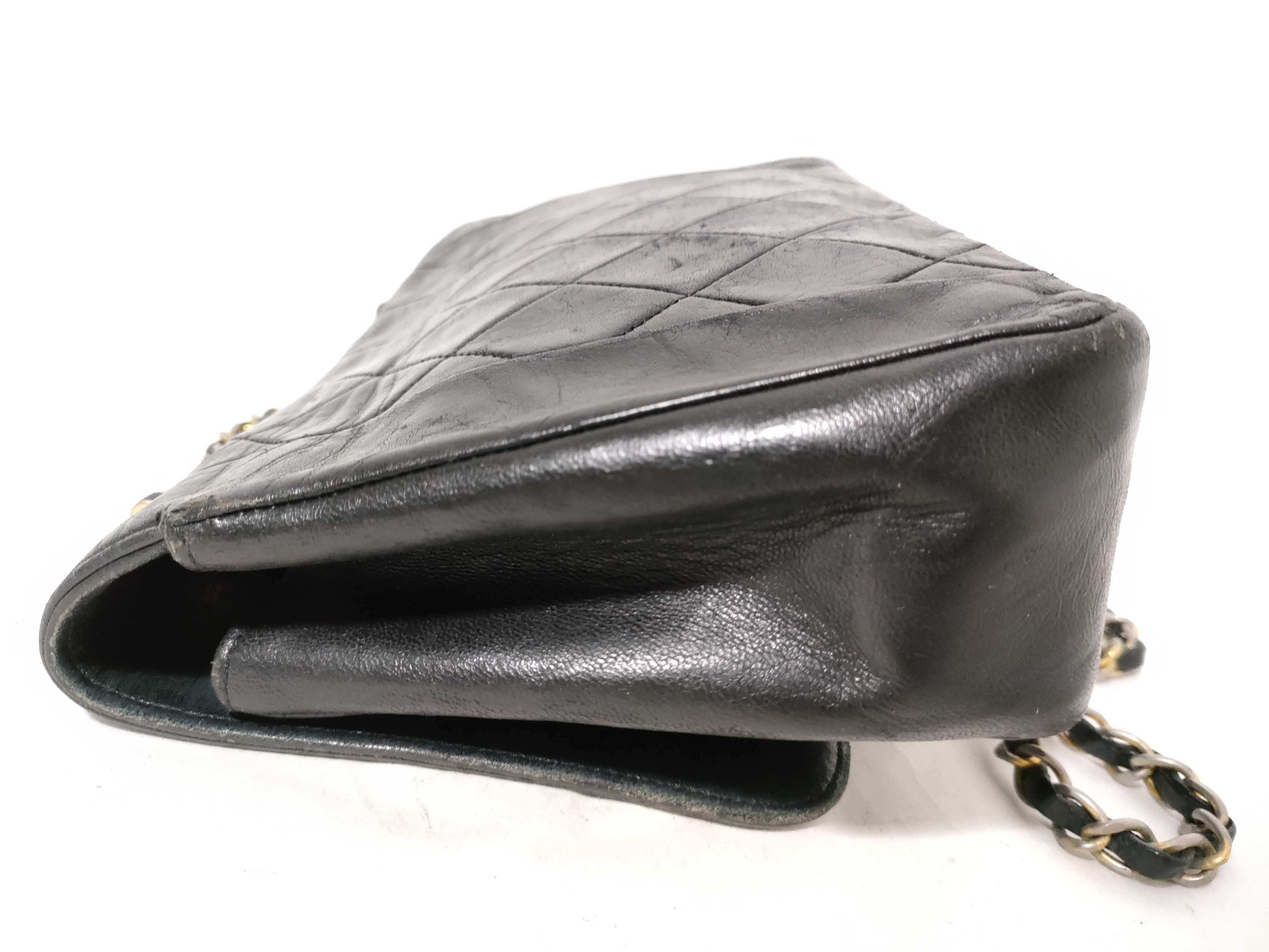 Lambskin Matelassé Chain Shoulder Bag — view 8