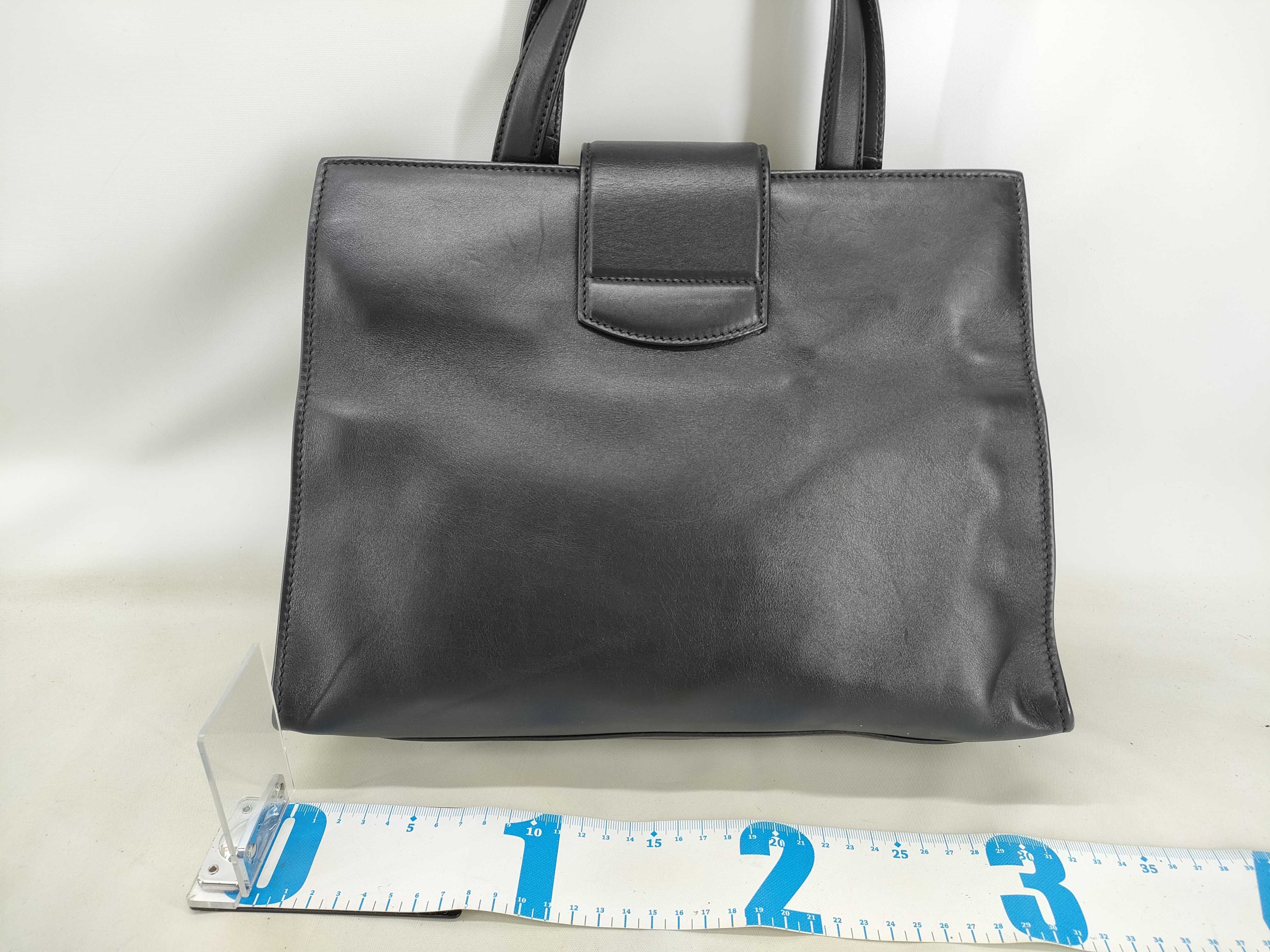 Dionysus handbag in black calfskin — view 2
