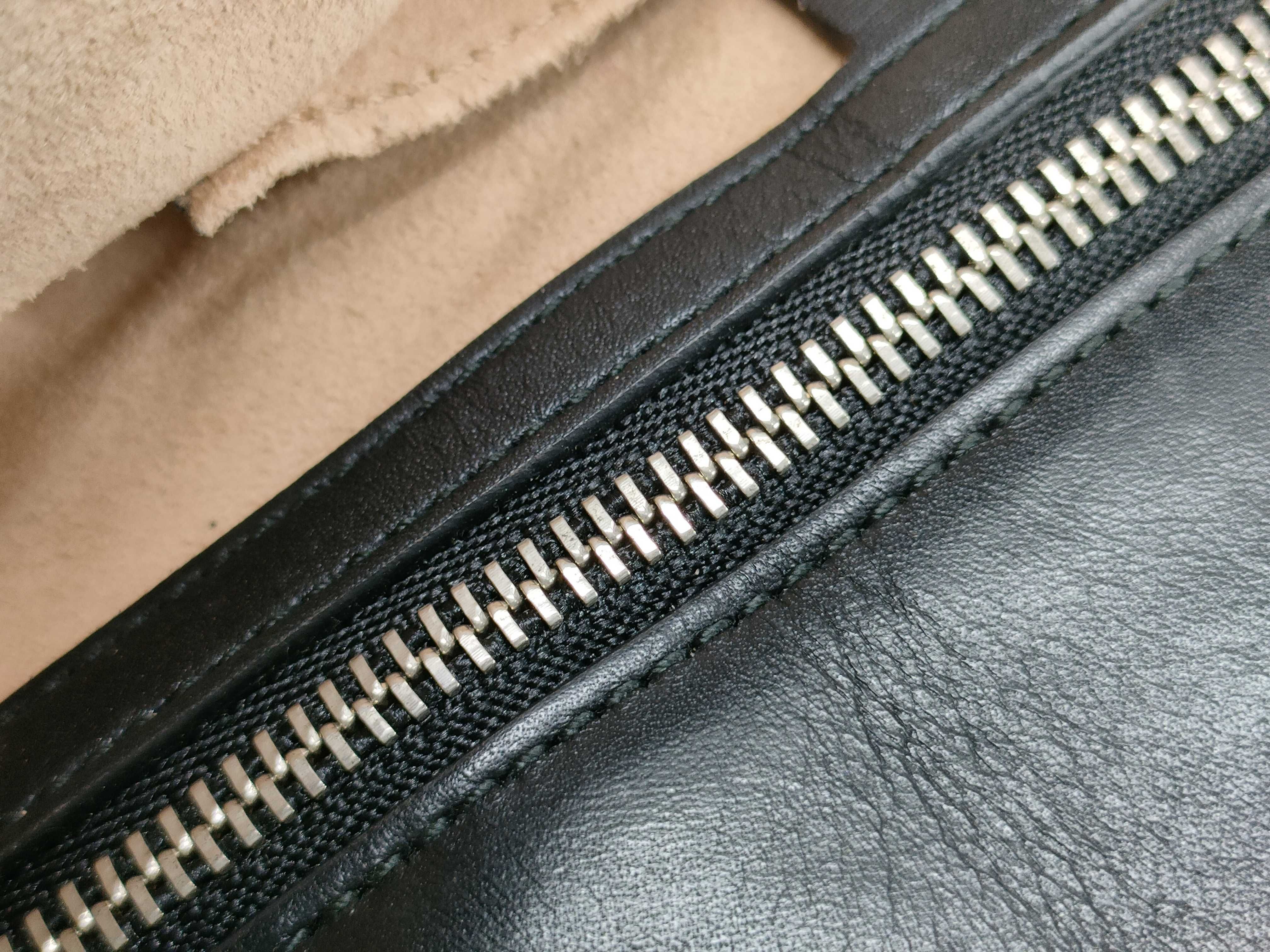 Dionysus handbag in black calfskin — view 11
