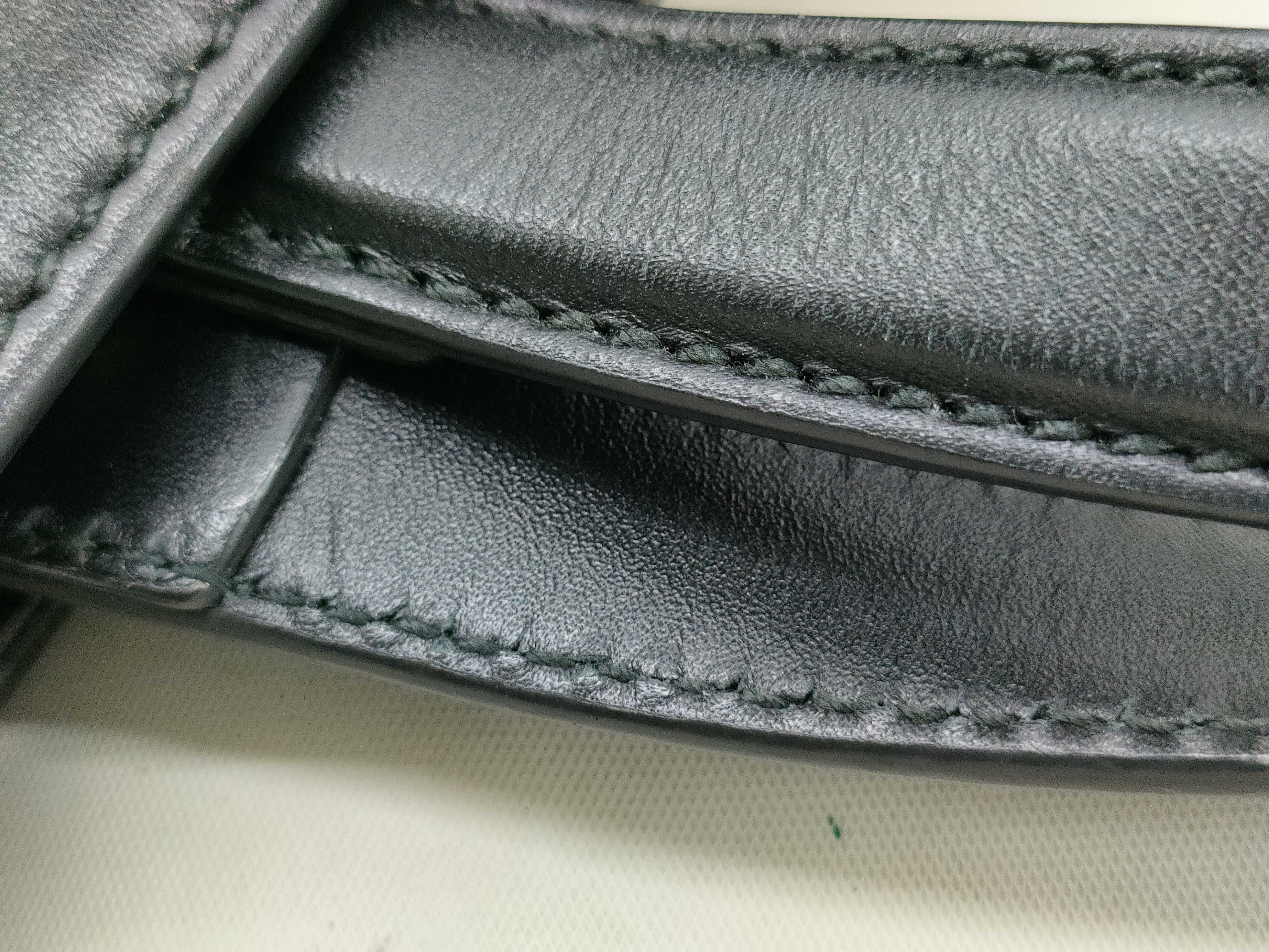 Dionysus handbag in black calfskin — view 6