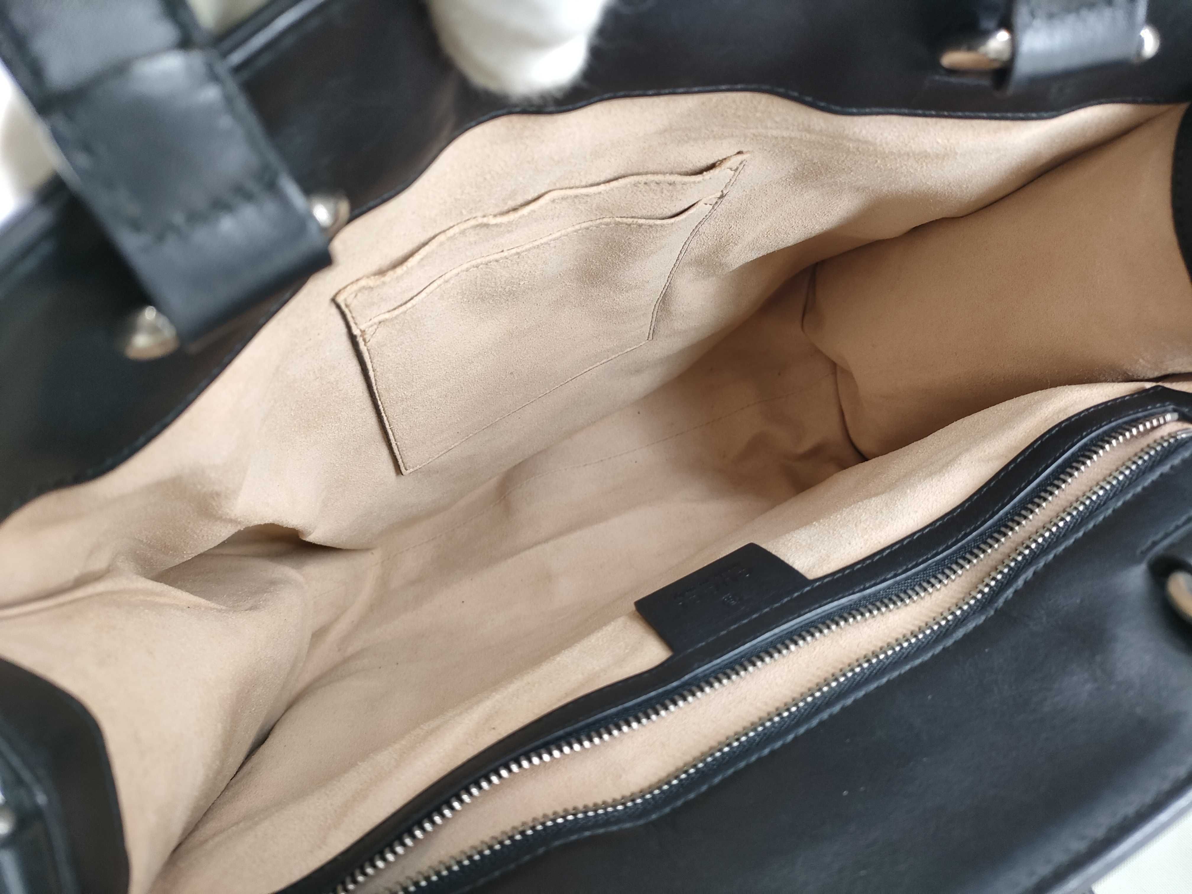 Dionysus handbag in black calfskin — view 8