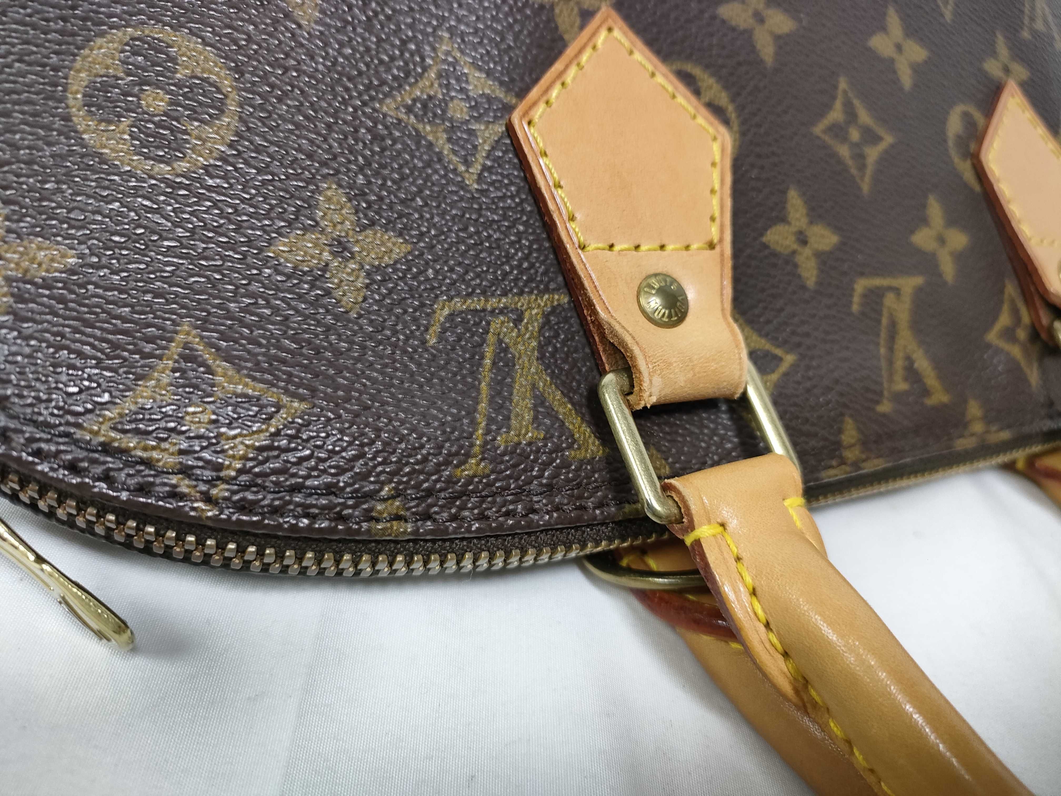 Monogram Alma 2-way handbag with shoulder strap — view 11