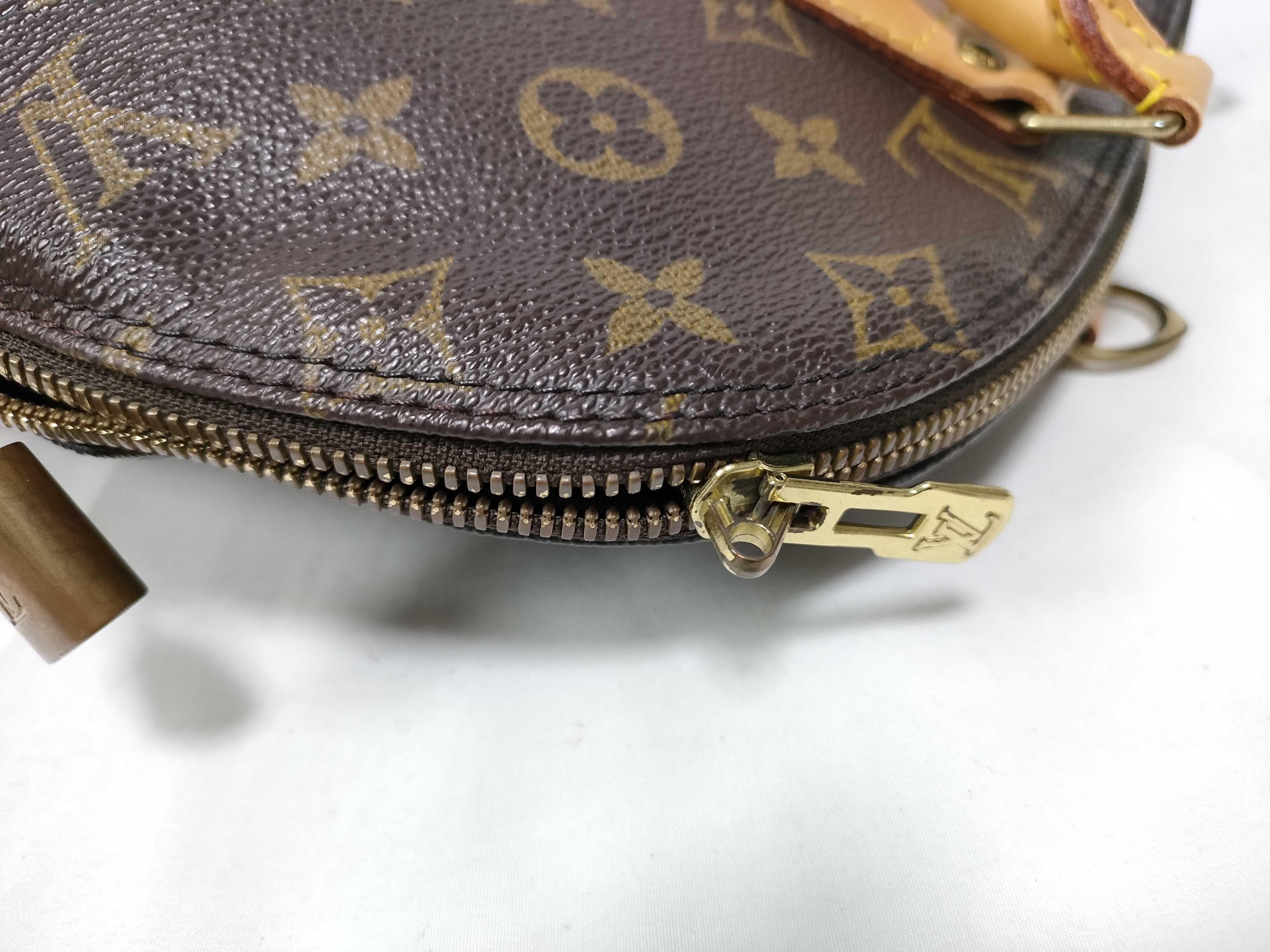 Monogram Alma 2-way handbag with shoulder strap — view 8