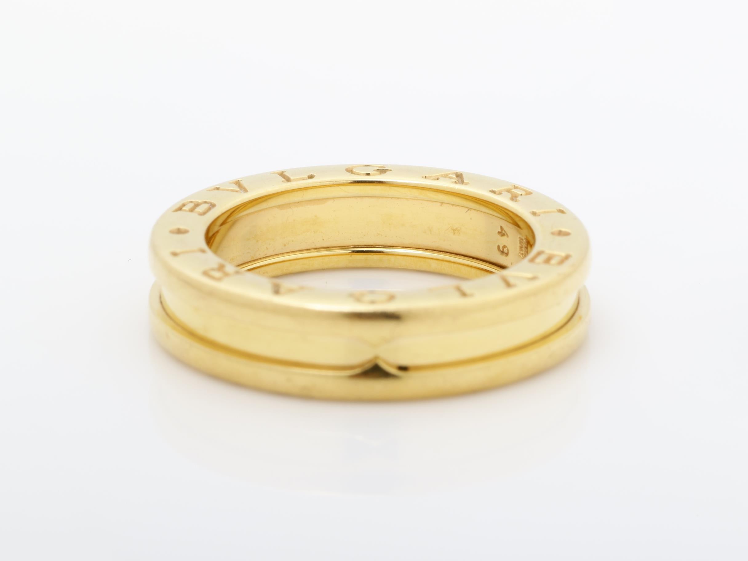 B.zero1 (precious metal) ring, 750PG, size 49, 7.2g — view 4