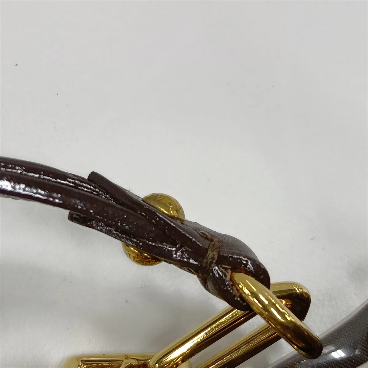 Monogram Charm Fermoire M95155 Brown — view 13