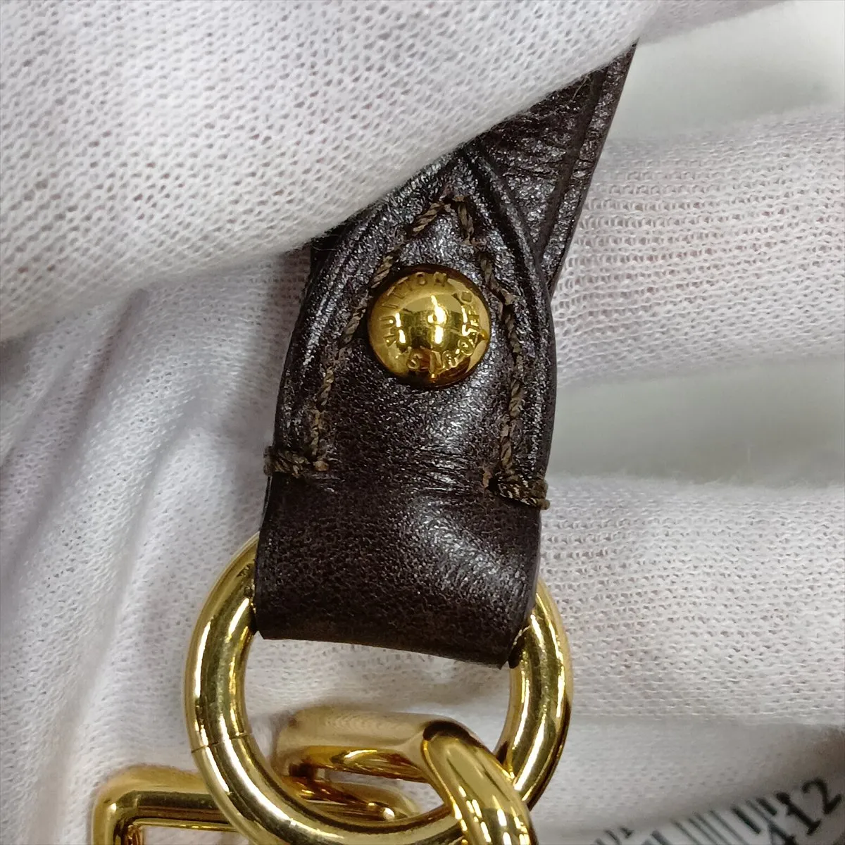 Monogram Charm Fermoire M95155 Brown — view 14