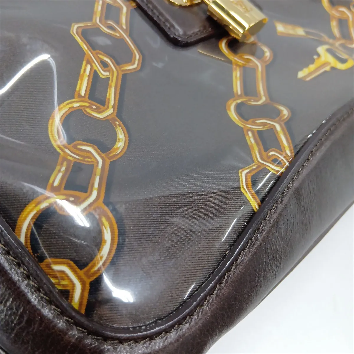 Monogram Charm Fermoire M95155 Brown — view 15