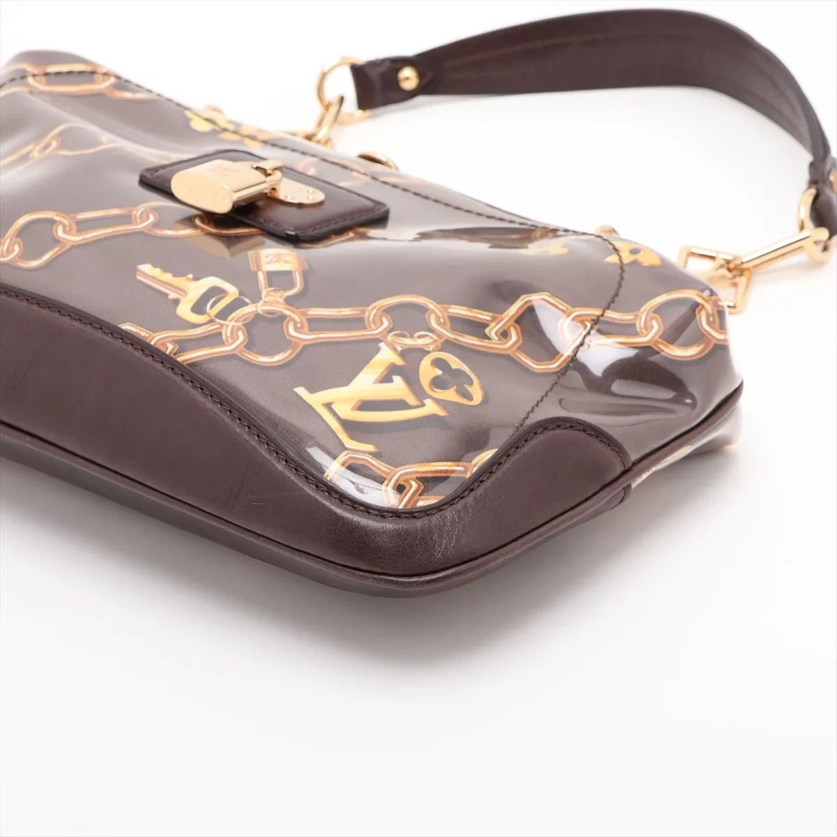 Monogram Charm Fermoire M95155 Brown — view 3