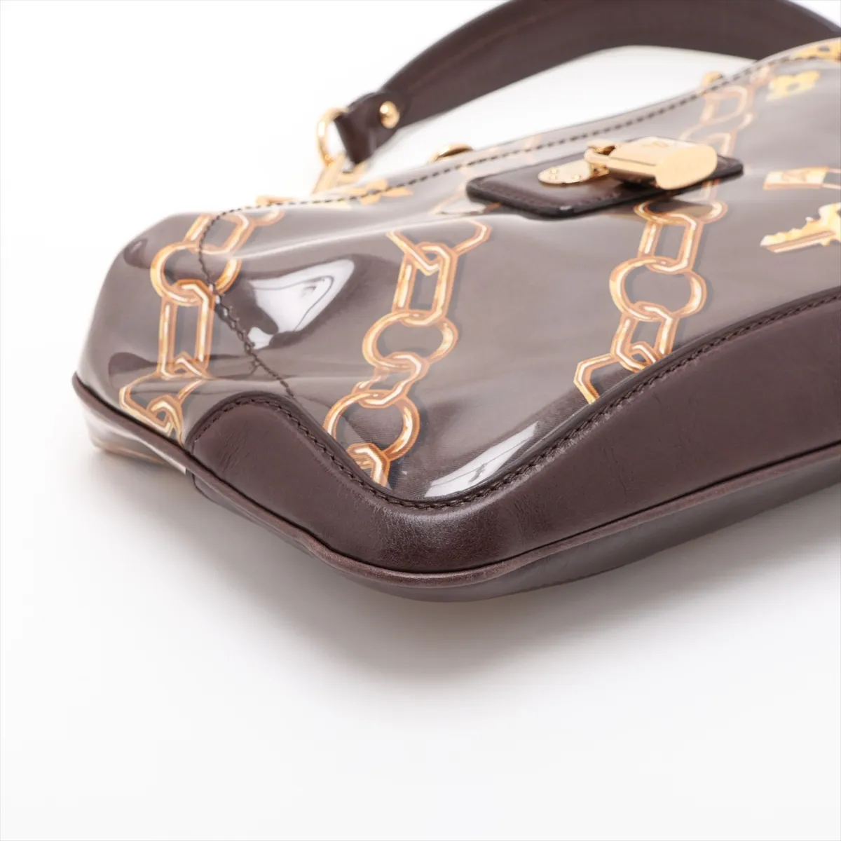 Monogram Charm Fermoire M95155 Brown — view 4