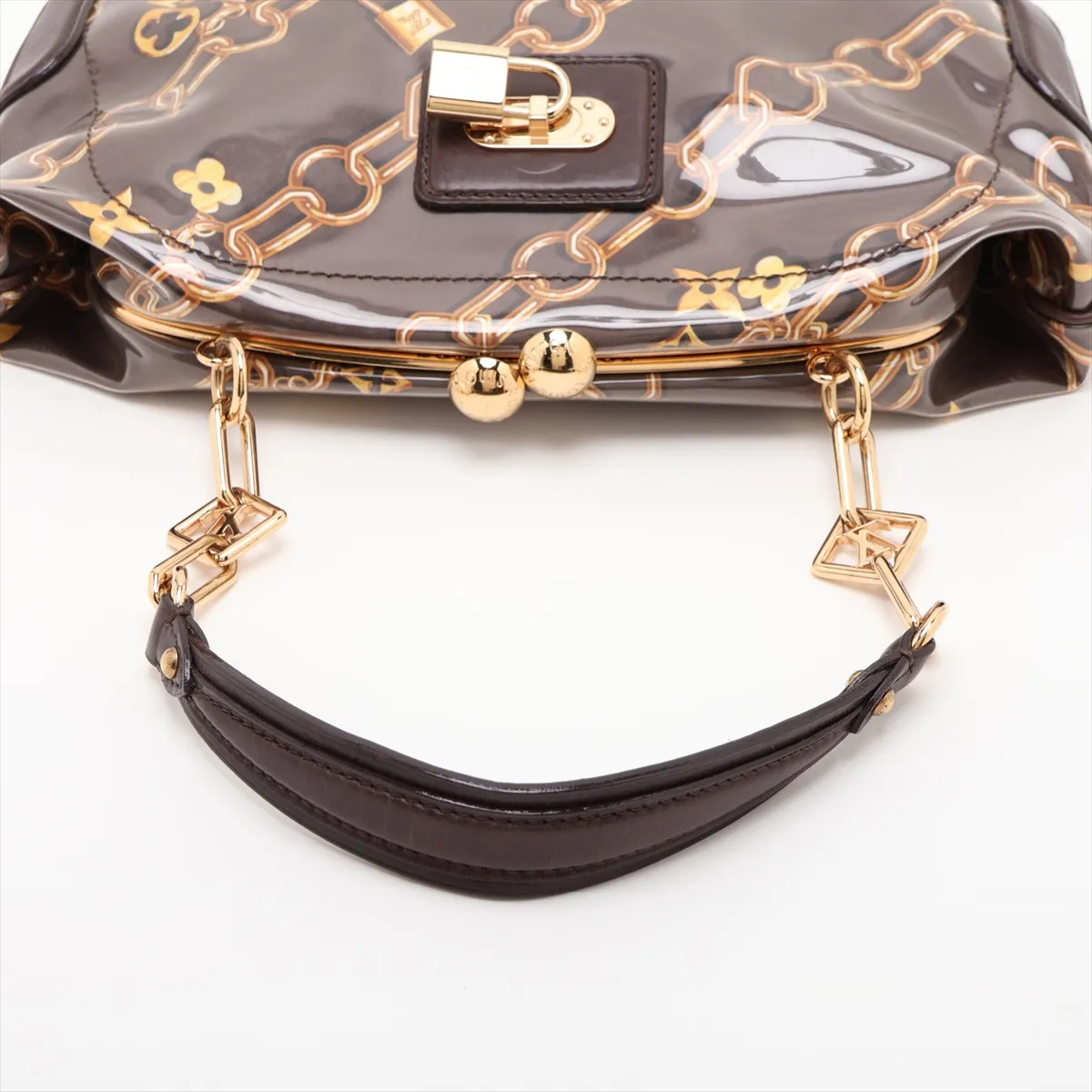 Monogram Charm Fermoire M95155 Brown — view 5