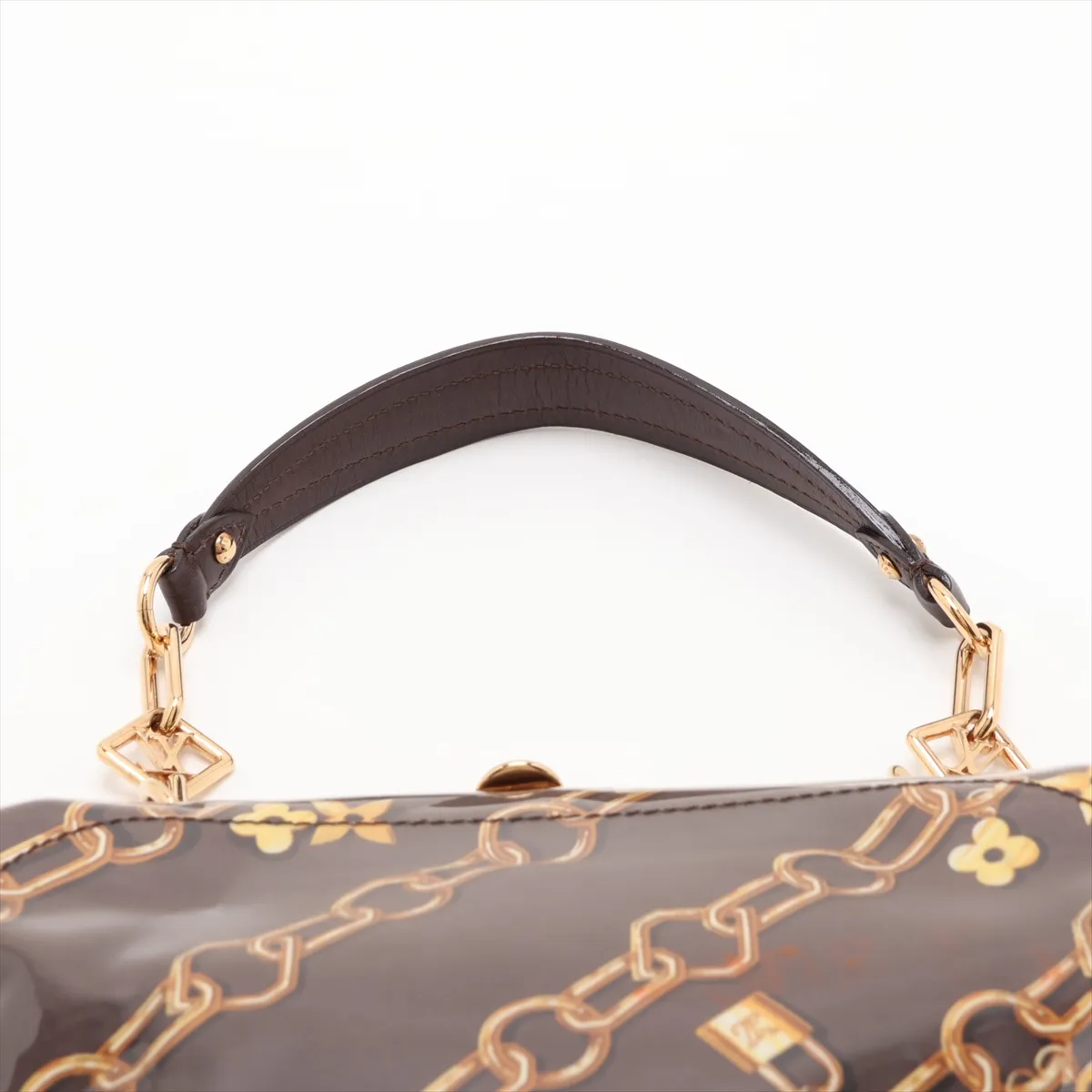 Monogram Charm Fermoire M95155 Brown — view 6