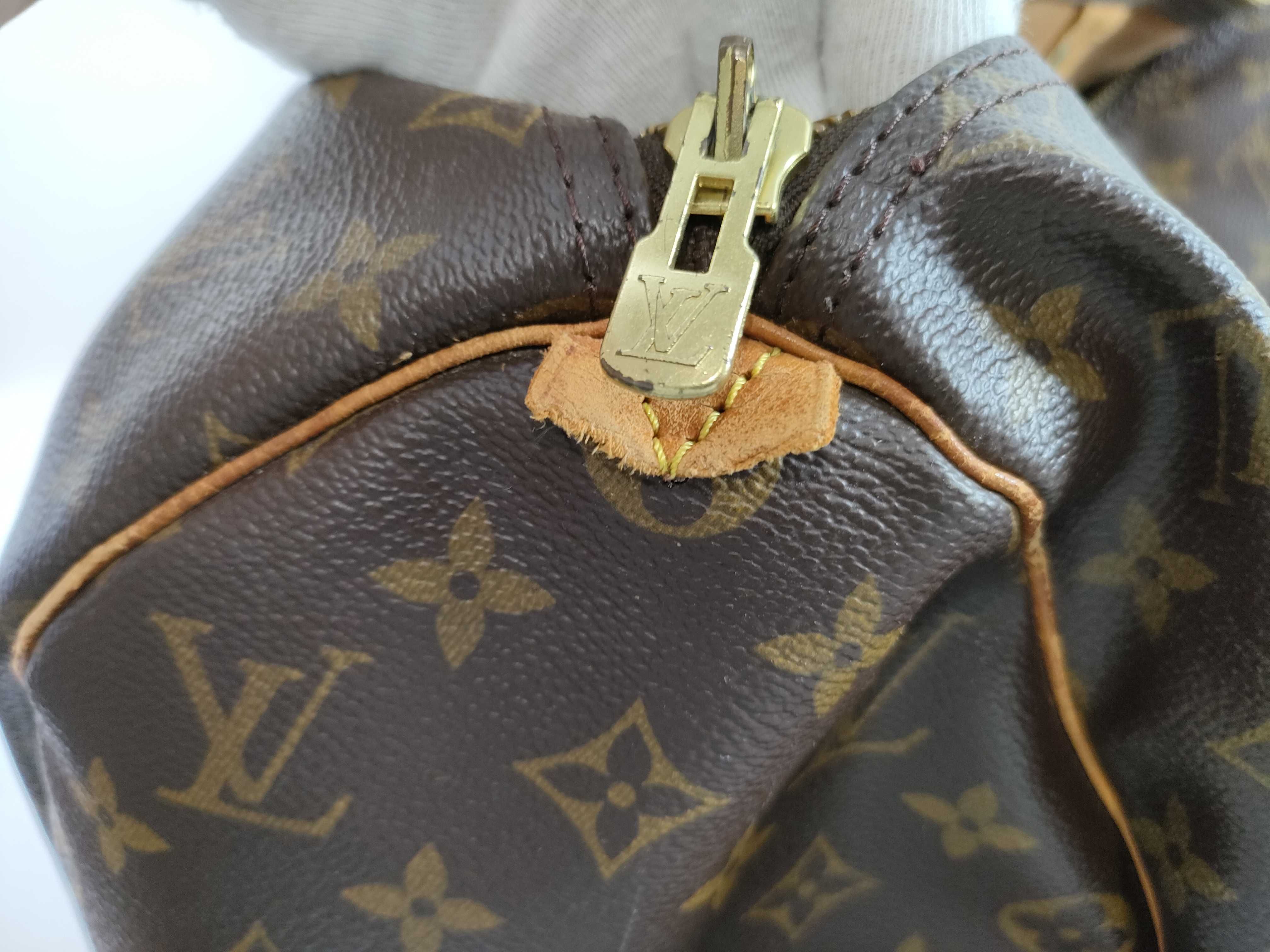 Monogram Vuitton Keepall 45 Boston Bag — view 14