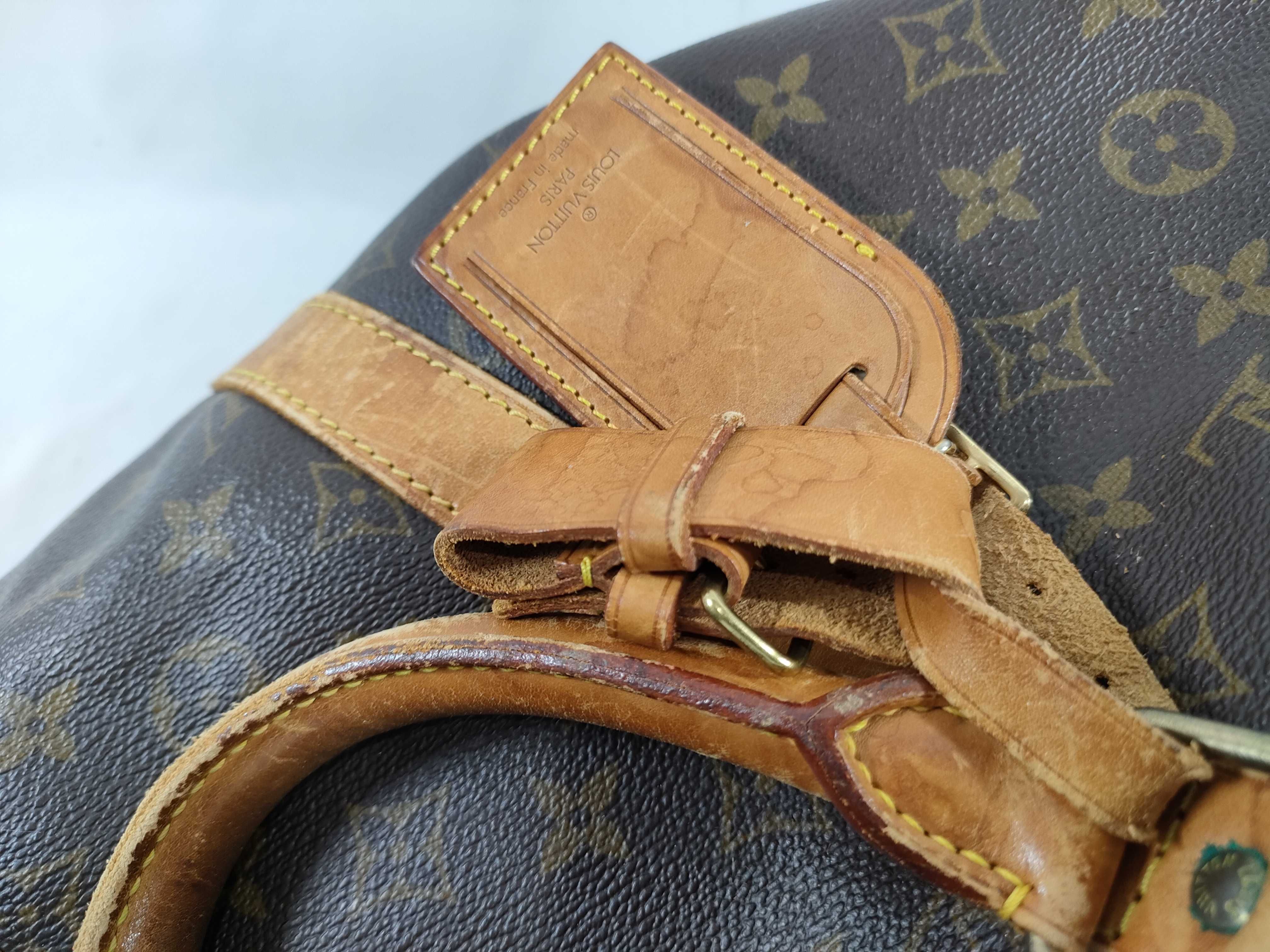 Monogram Vuitton Keepall 45 Boston Bag — view 15