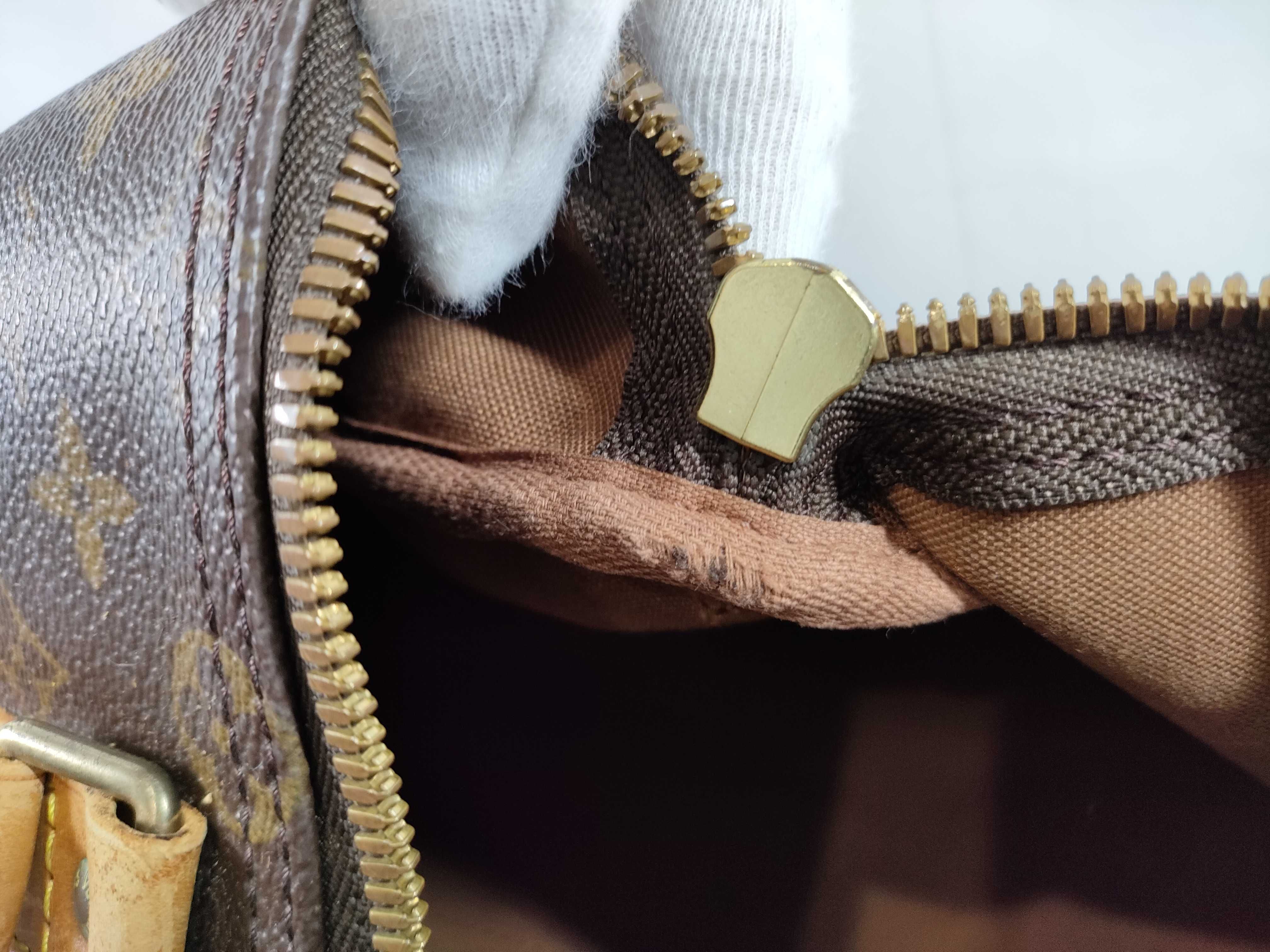 Monogram Vuitton Keepall 45 Boston Bag — view 9