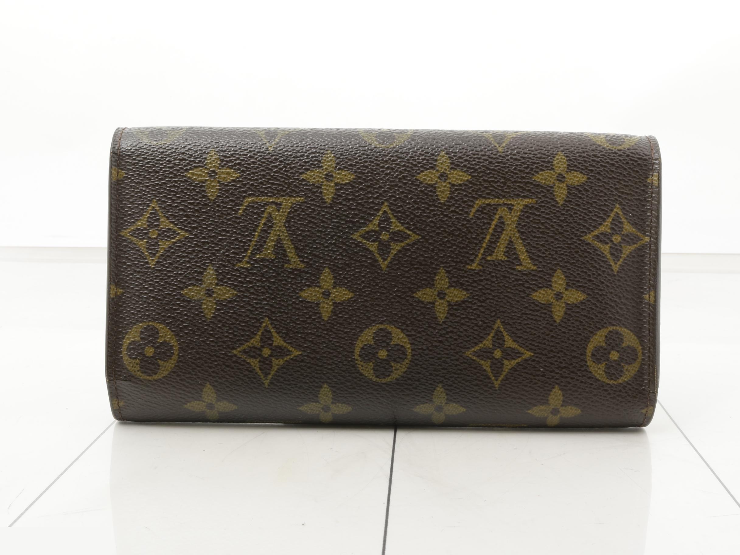 Monogram Portefeuille Tresor International Tri-fold Long Wallet — view 2