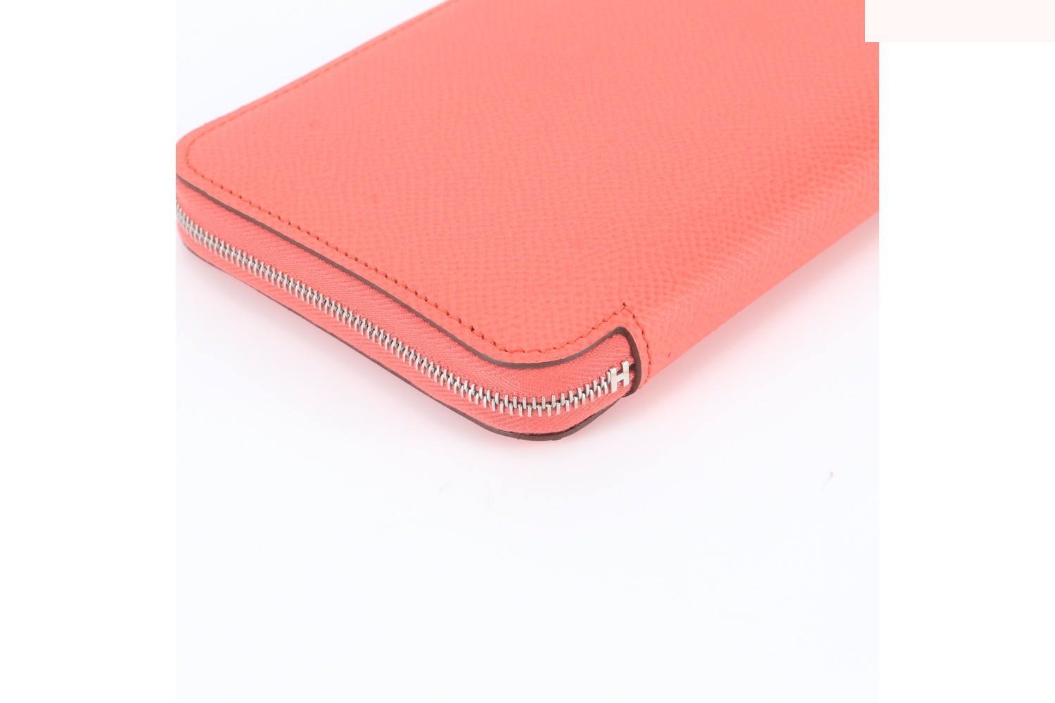 Azap Long Silk In Leather Long Wallet, manufactured in 2022. — view 3