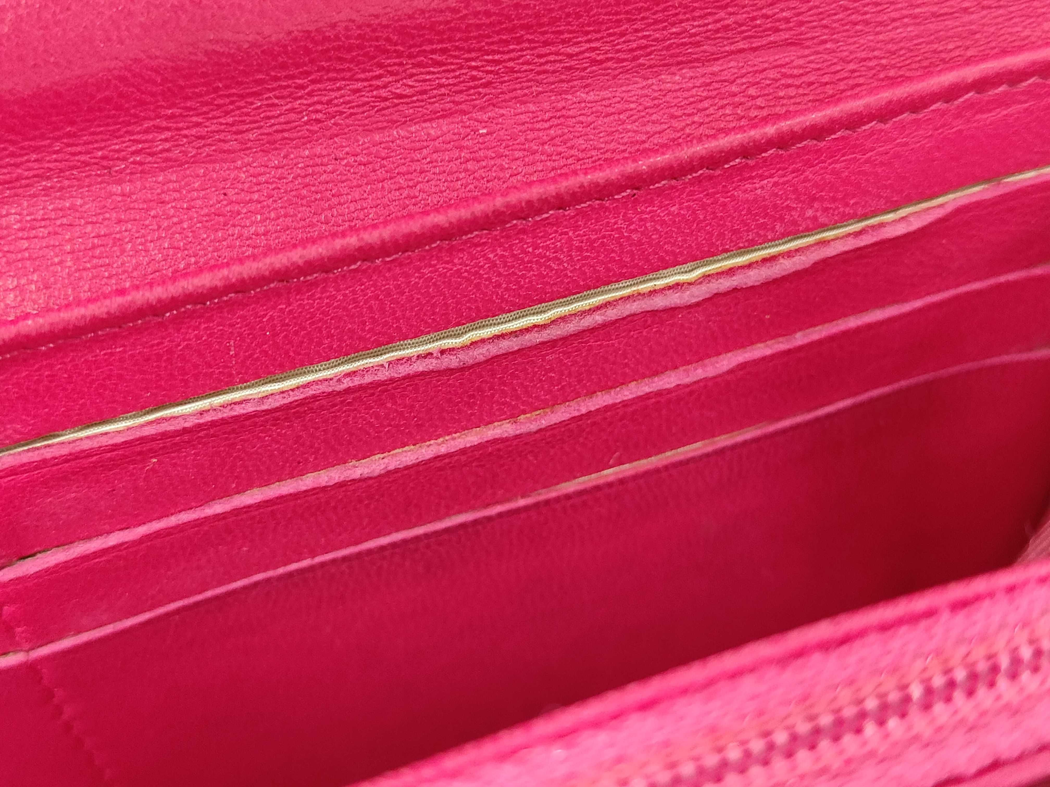 Long Wallet Matelasse Lambskin Pink Silver Hardware No. 21 21139170 Wallet — view 8