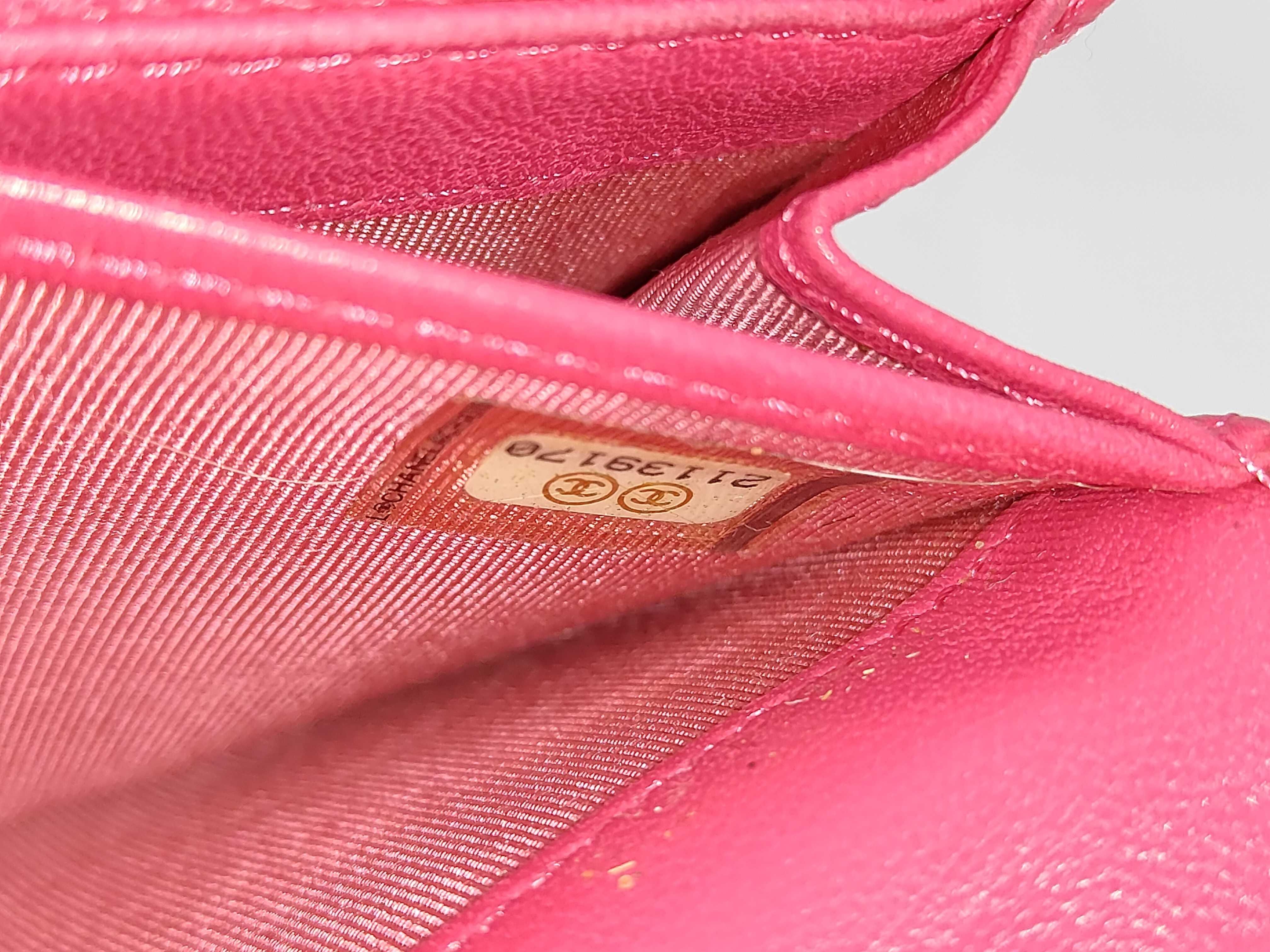 Long Wallet Matelasse Lambskin Pink Silver Hardware No. 21 21139170 Wallet — view 10