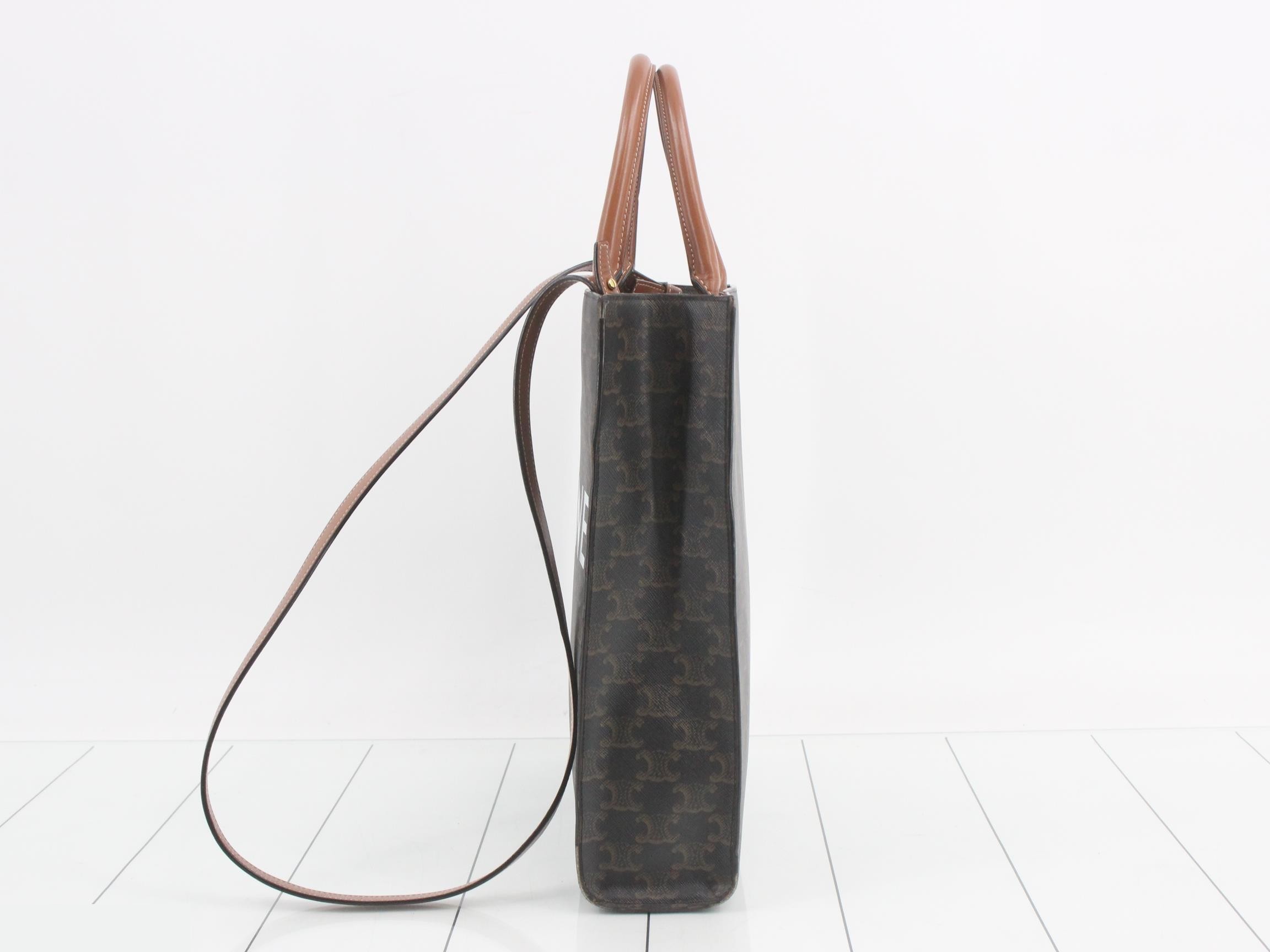 Triomphe Small Vertical Cover 2WAY Shoulder/Handbag — view 3