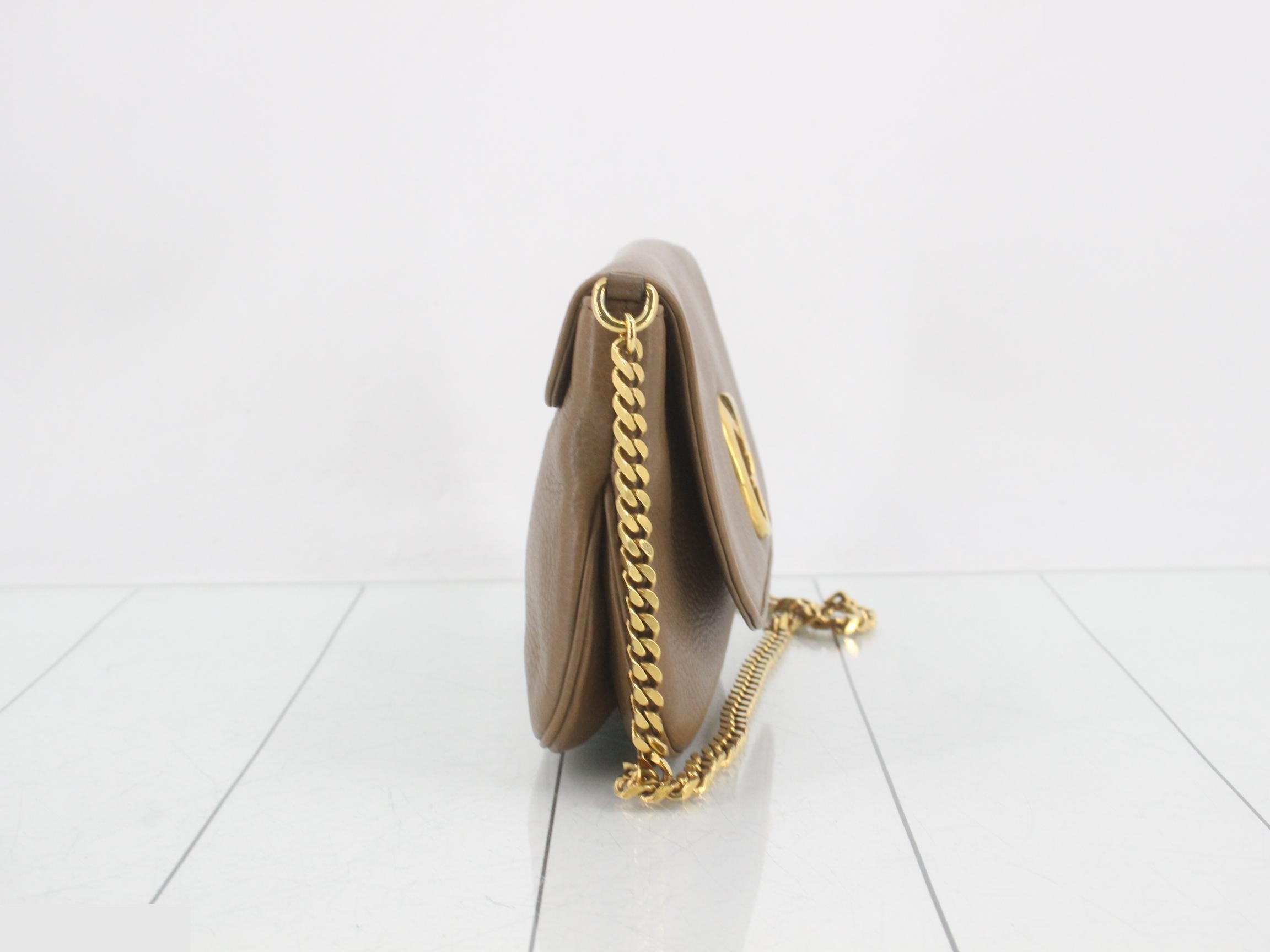 1973 Leather Chain Shoulder Bag — view 4