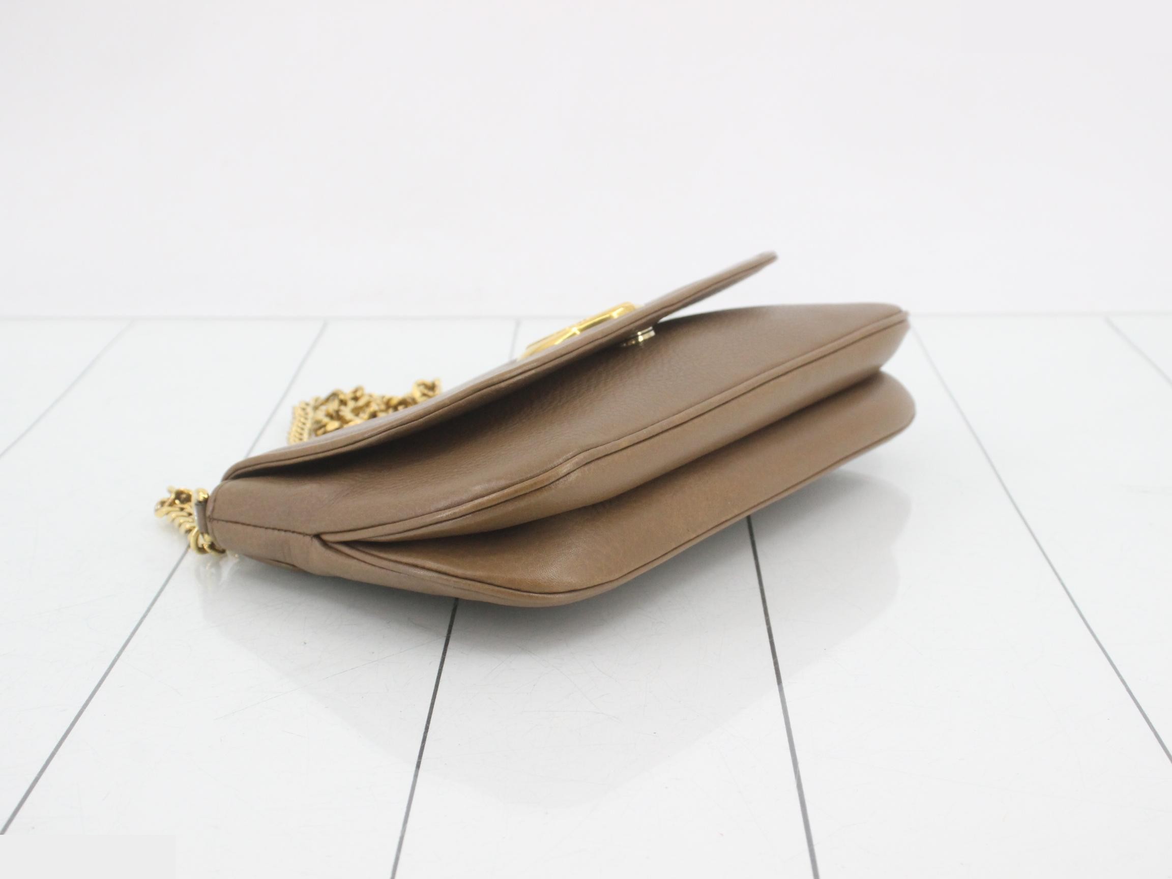 1973 Leather Chain Shoulder Bag — view 5