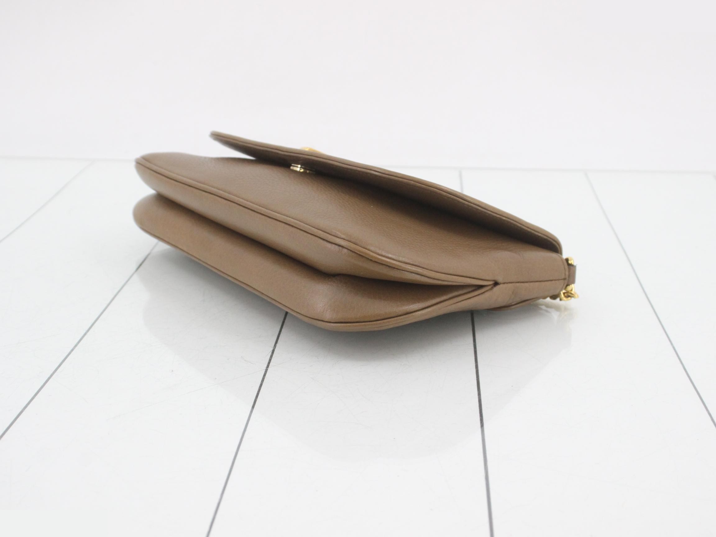 1973 Leather Chain Shoulder Bag — view 6