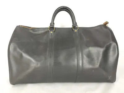 Epi Keepall 50 M42962 Black VI0972 Boston Bag
