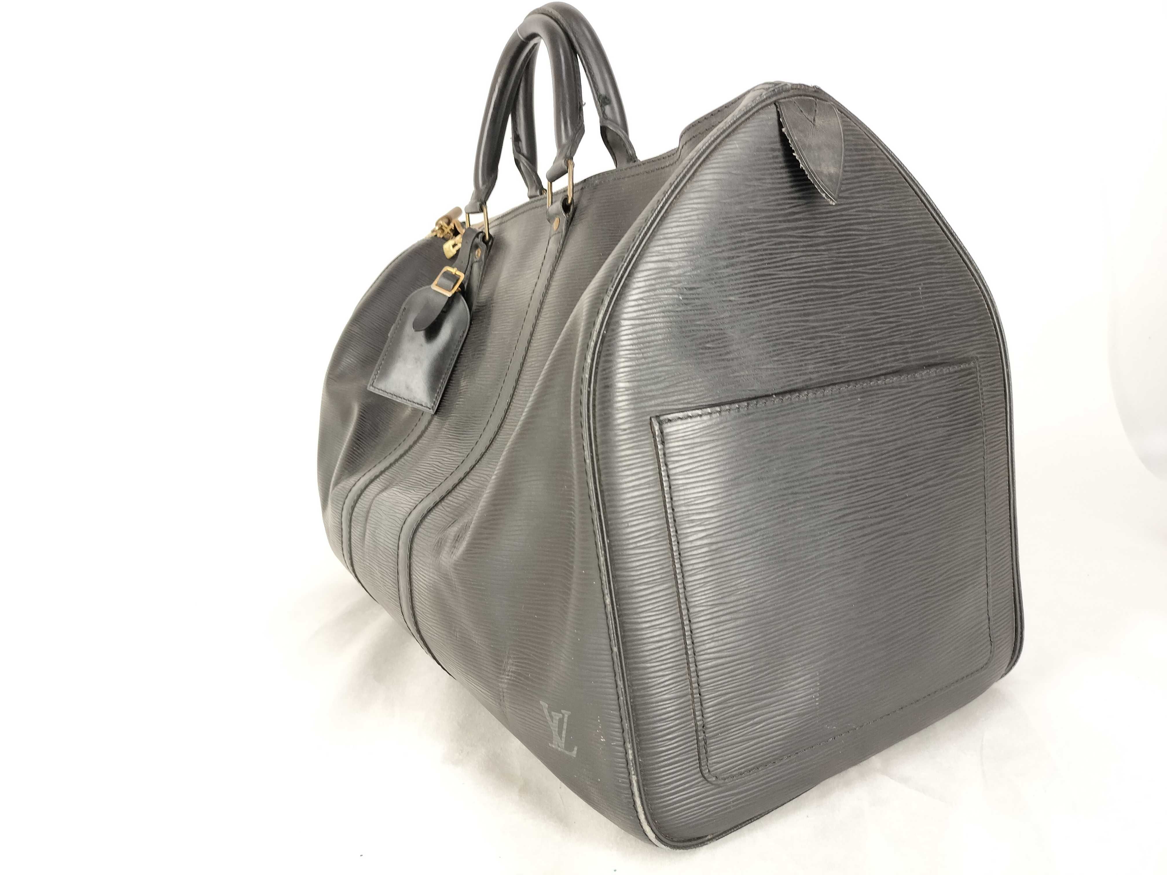Epi Keepall 50 M42962 Black VI0972 Boston Bag — view 2
