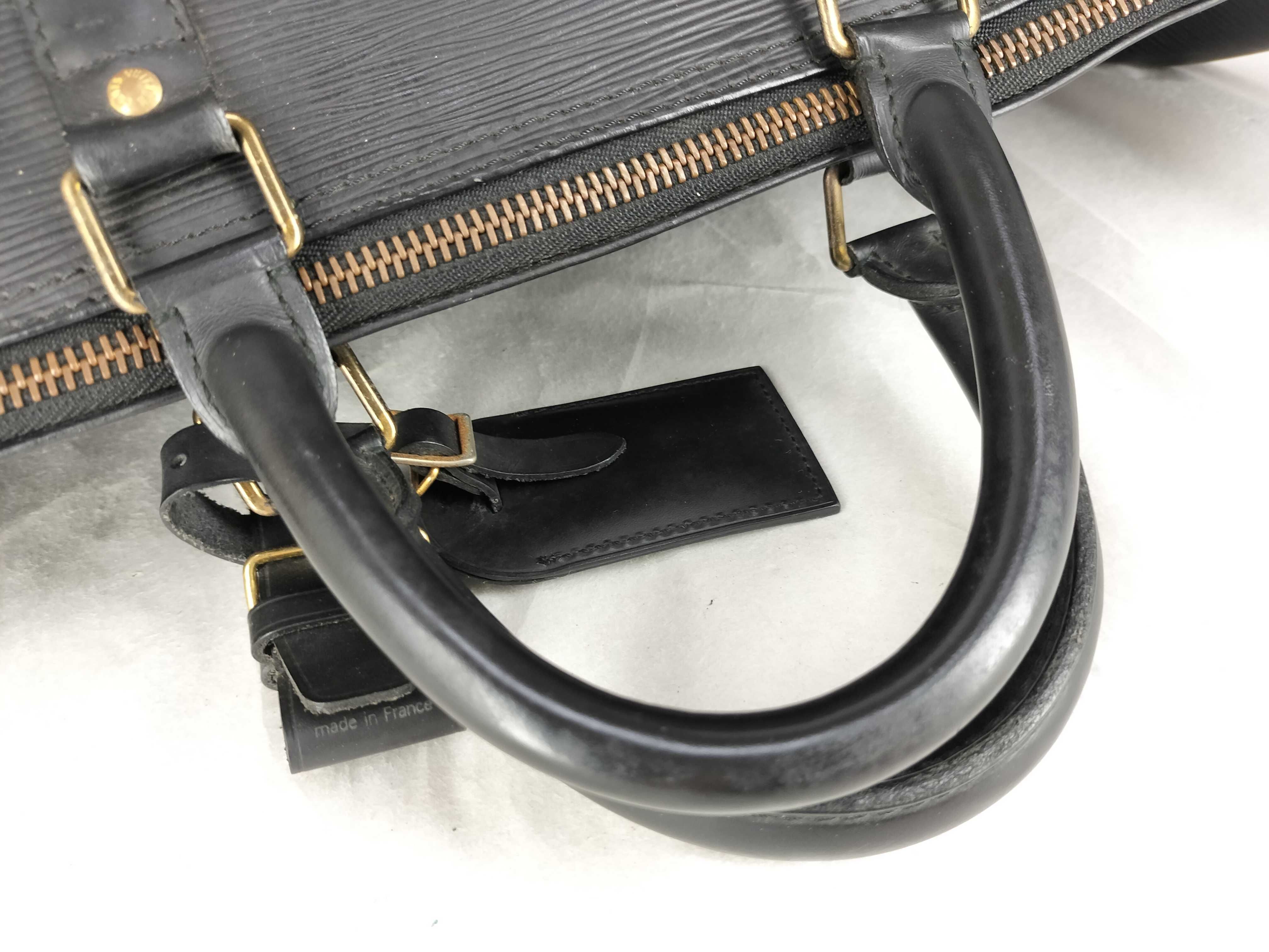 Epi Keepall 50 M42962 Black VI0972 Boston Bag — view 4
