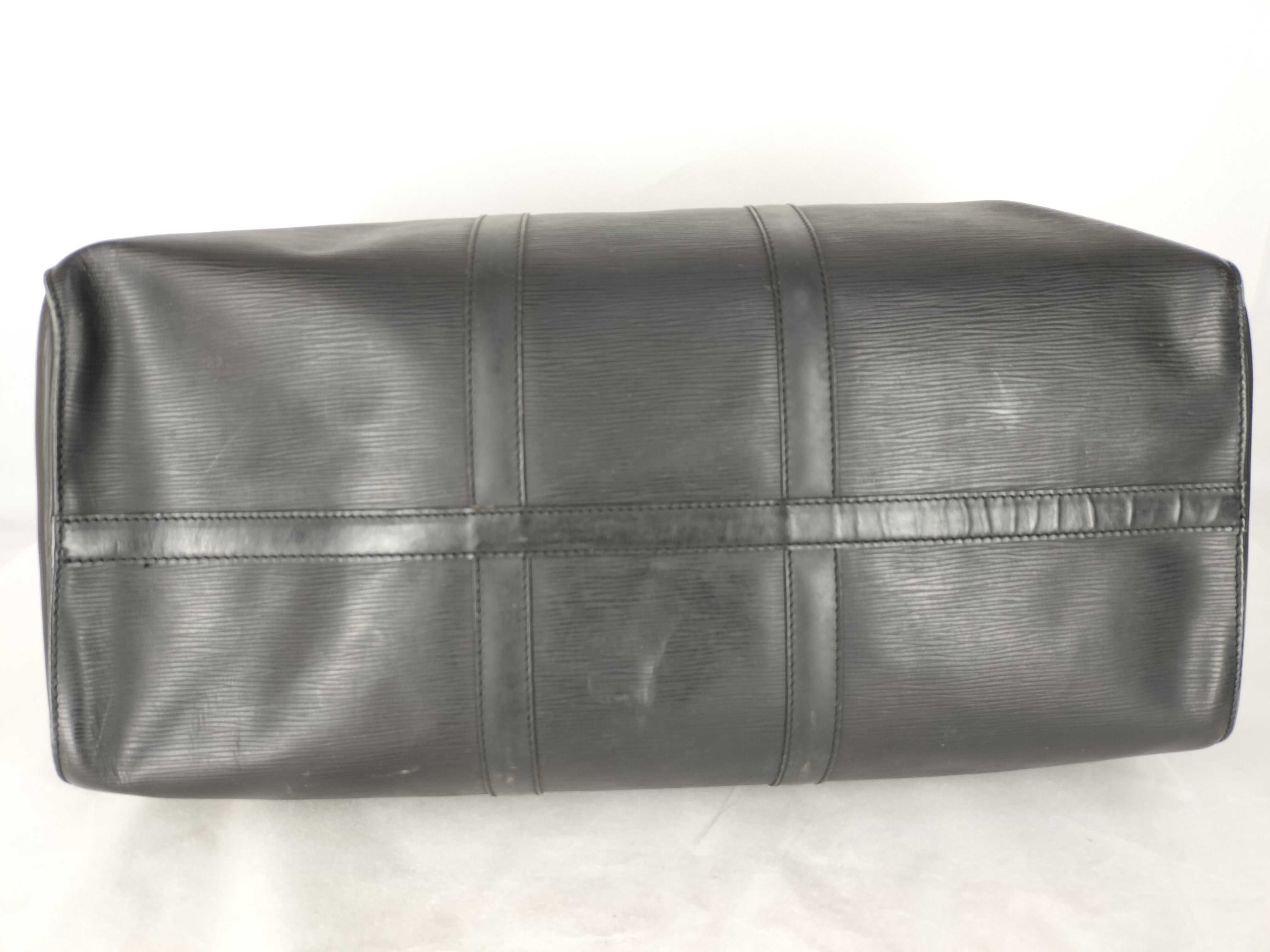 Epi Keepall 50 M42962 Black VI0972 Boston Bag — view 9