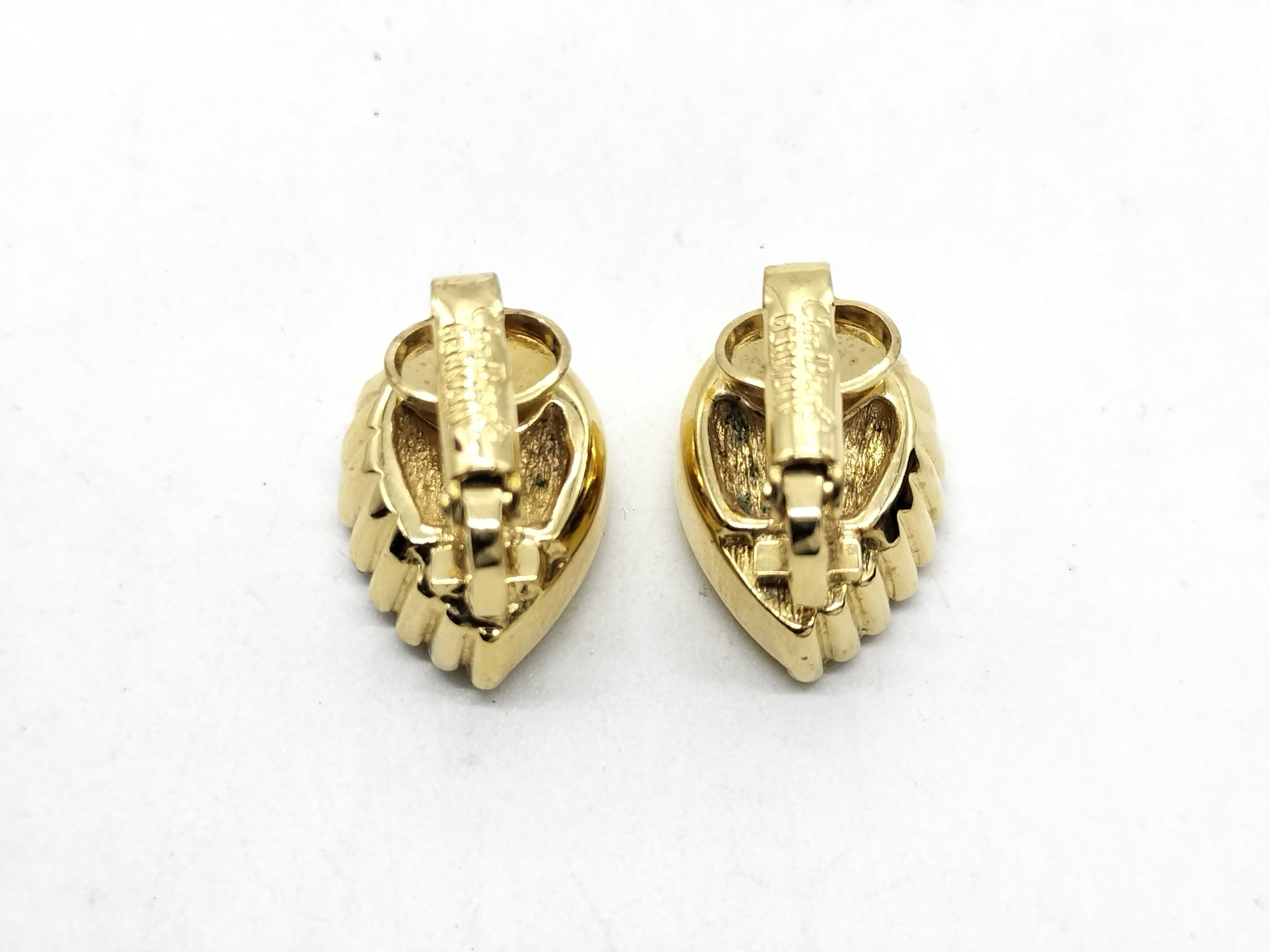 Rhinestone Drop Earrings — view 3