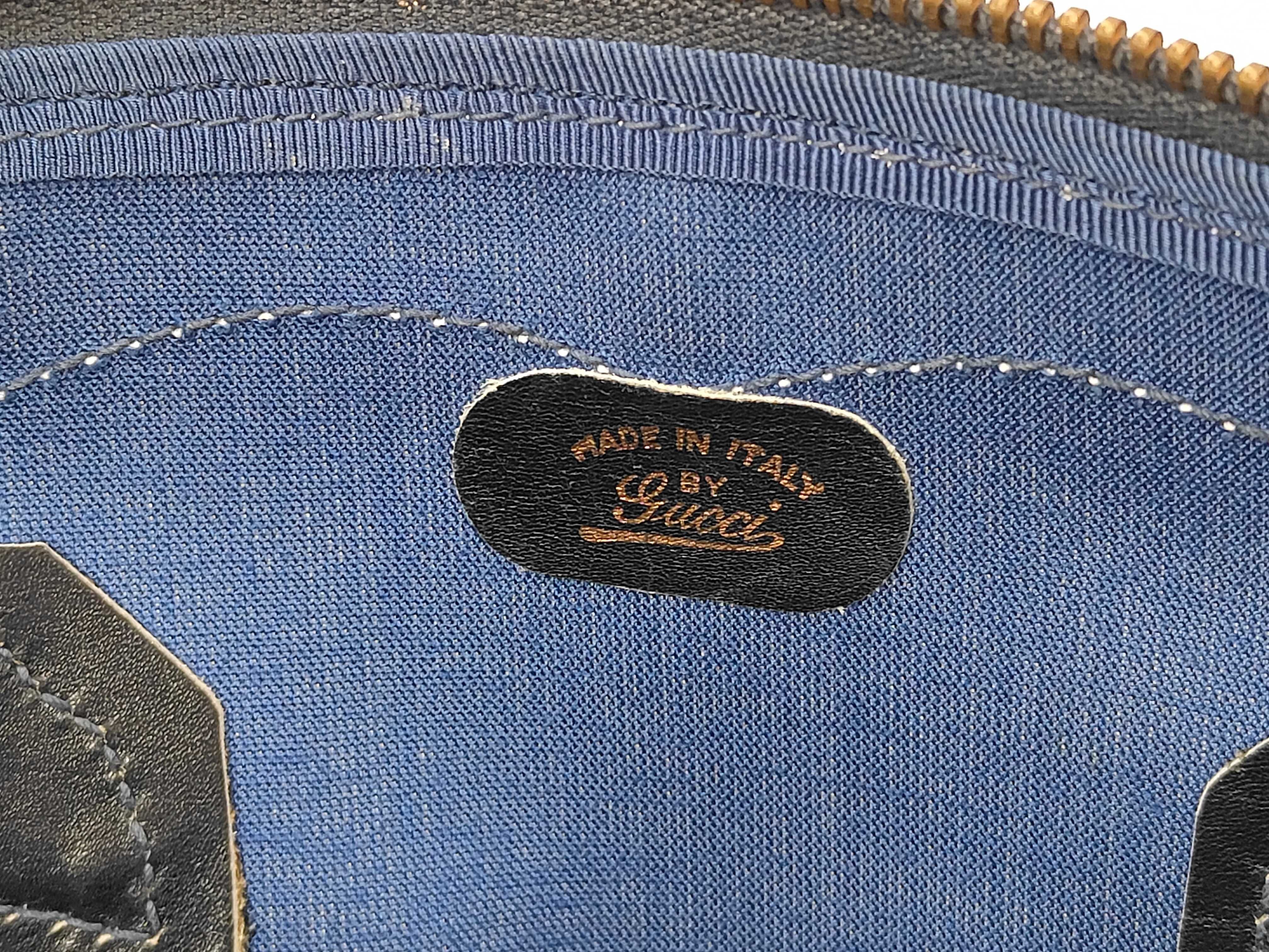 Old GG Supreme Sherry Line Boston Bag — view 10