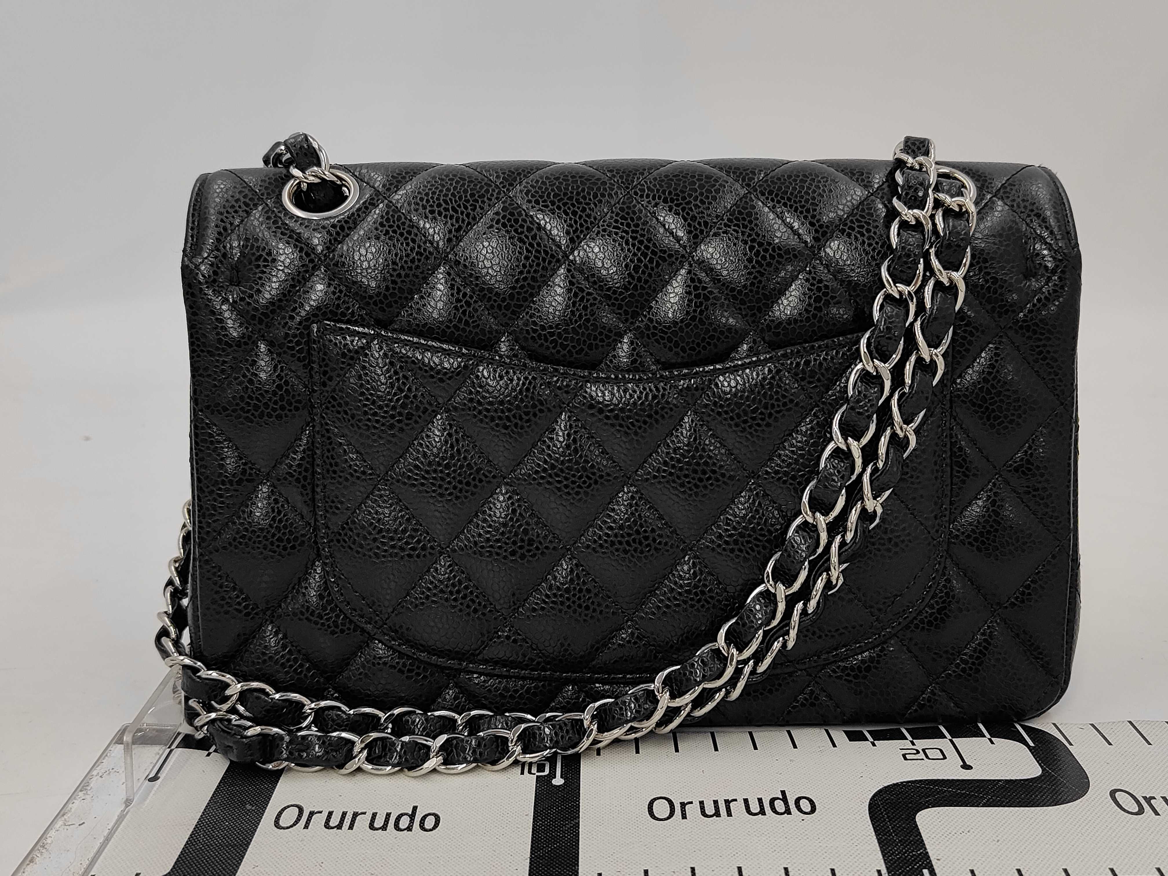 Matelassé 23 Double Flap Double Chain Caviar Shoulder Bag — view 2