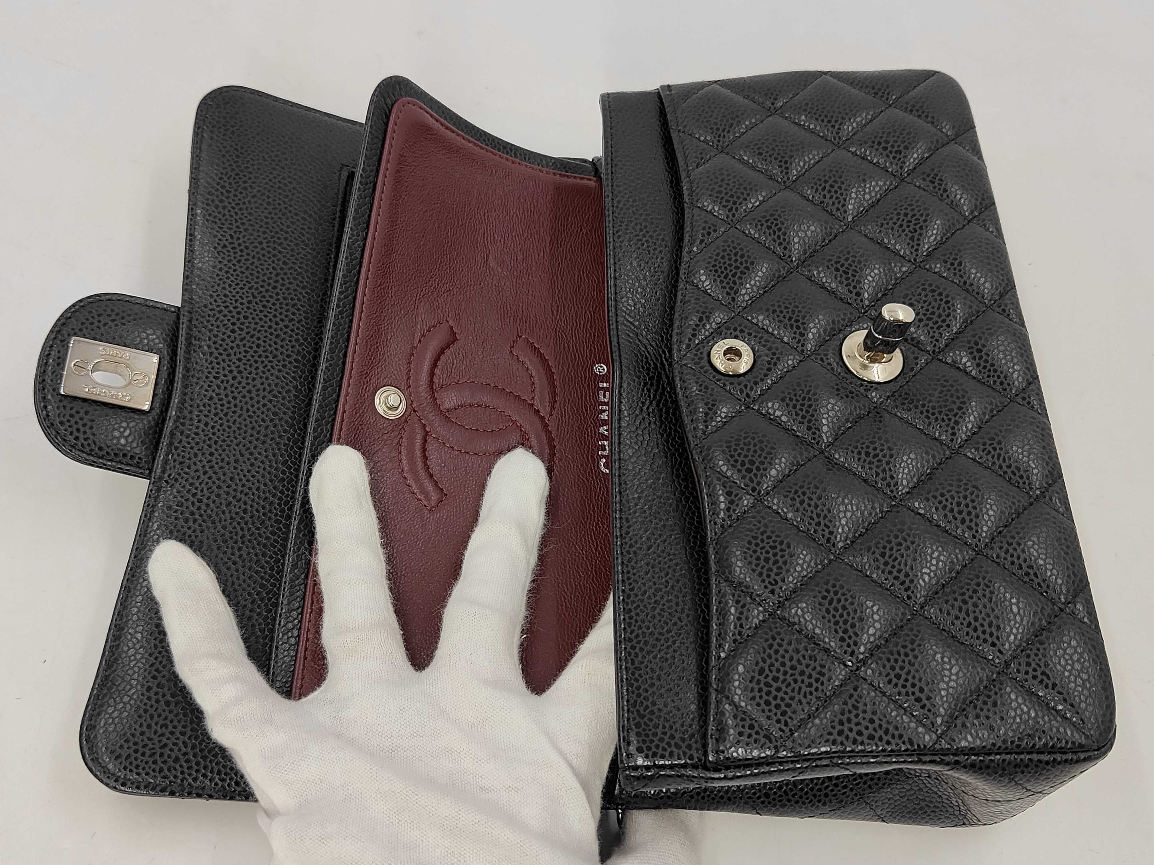 Matelassé 23 Double Flap Double Chain Caviar Shoulder Bag — view 11