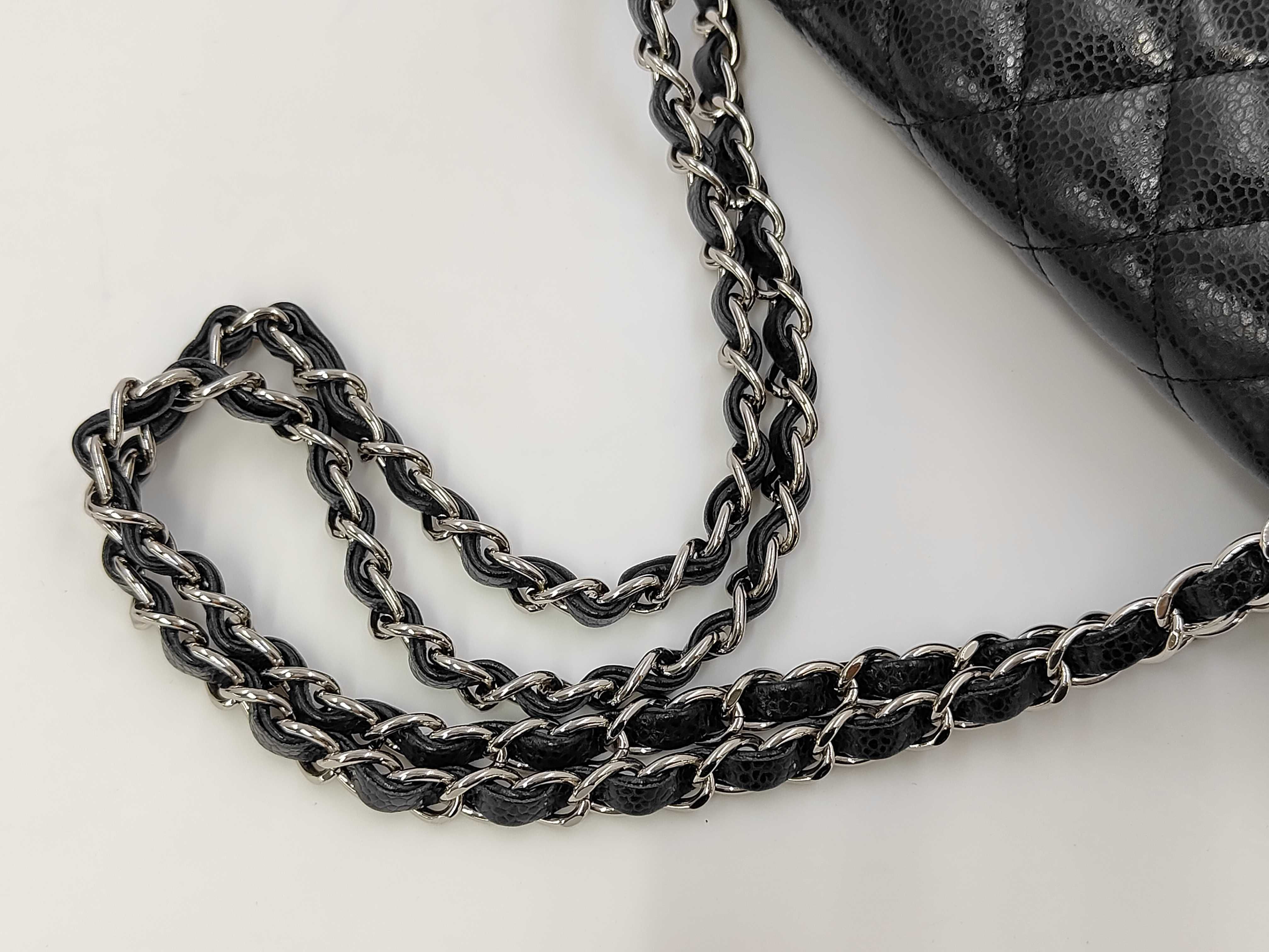 Matelassé 23 Double Flap Double Chain Caviar Shoulder Bag — view 5