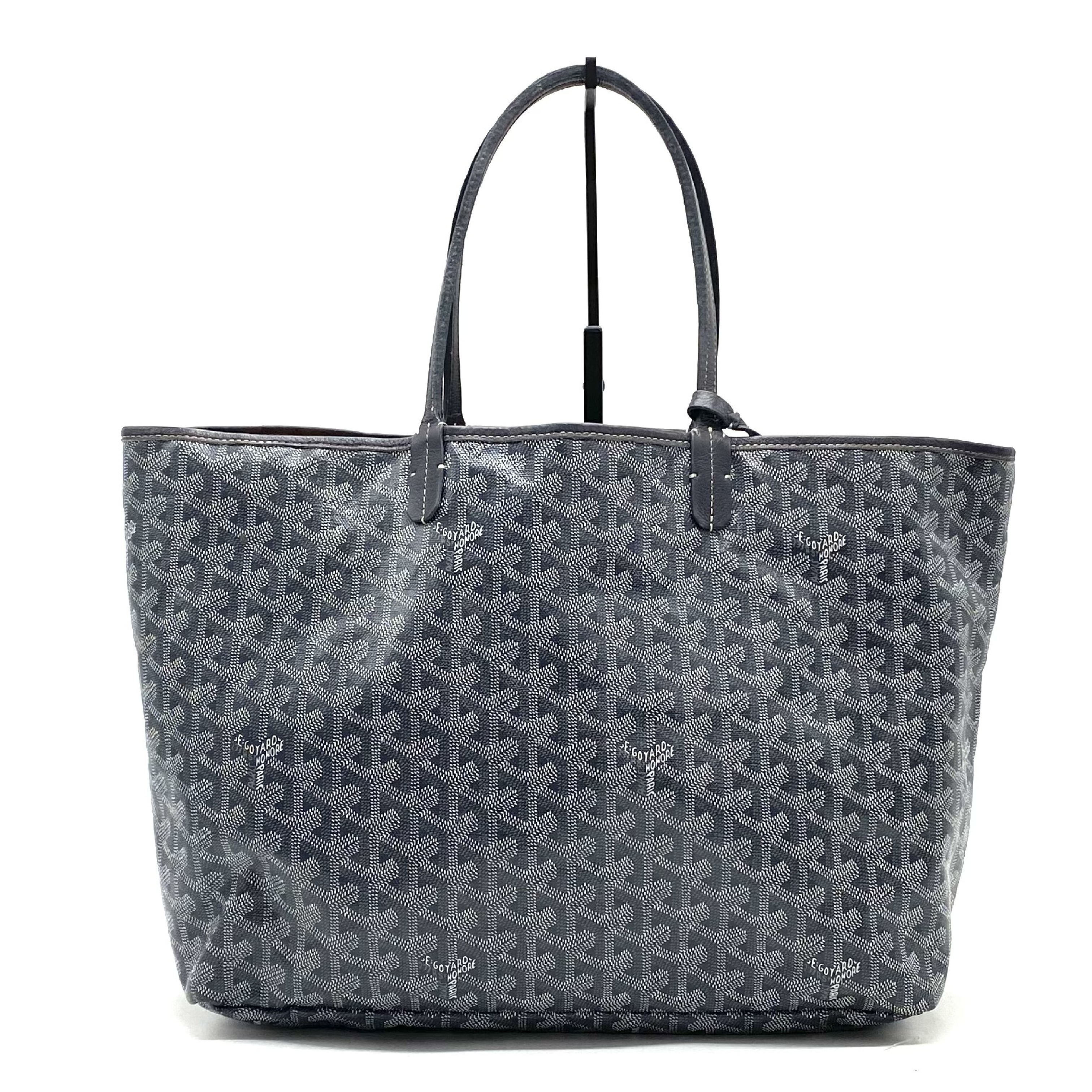 Saint Louis Leather Tote Bag with Pouch — view 2