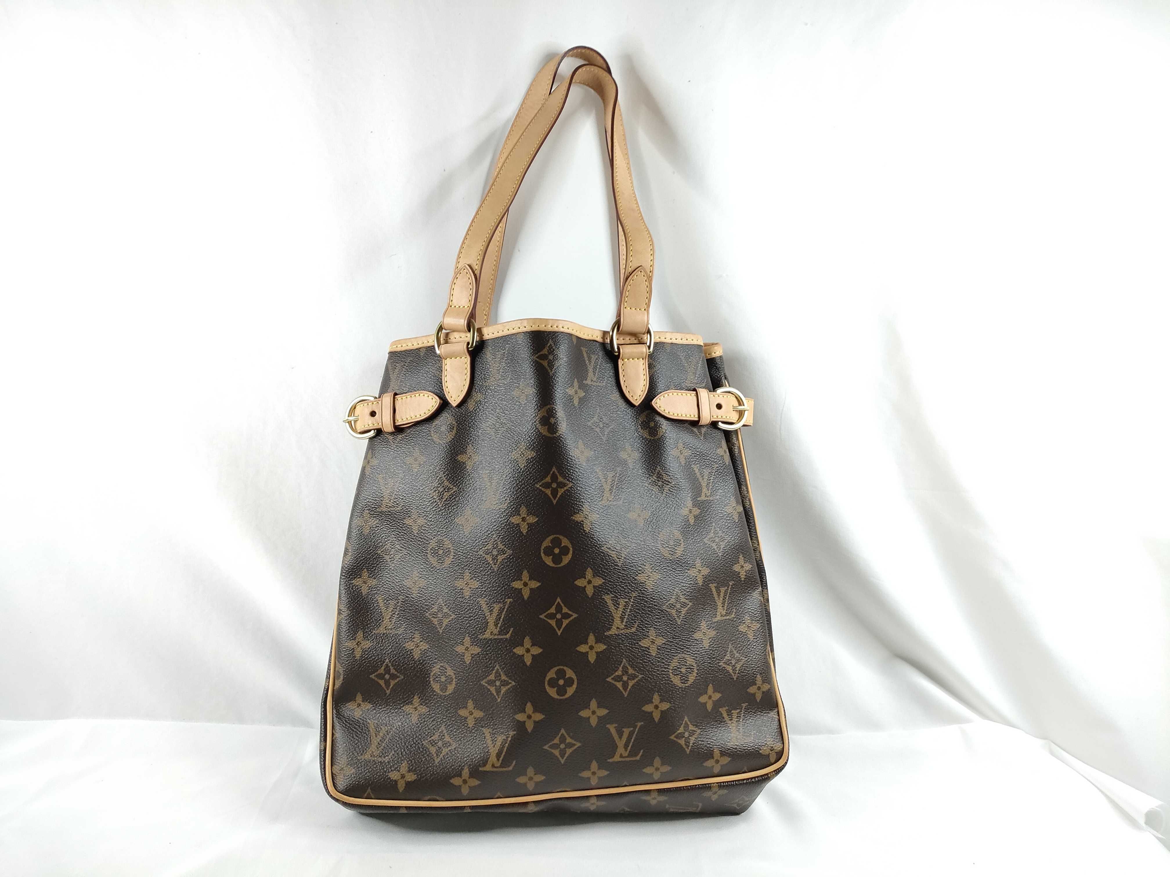 Monogram LV Pumpkin Brown Monogram Medium Tote Bag