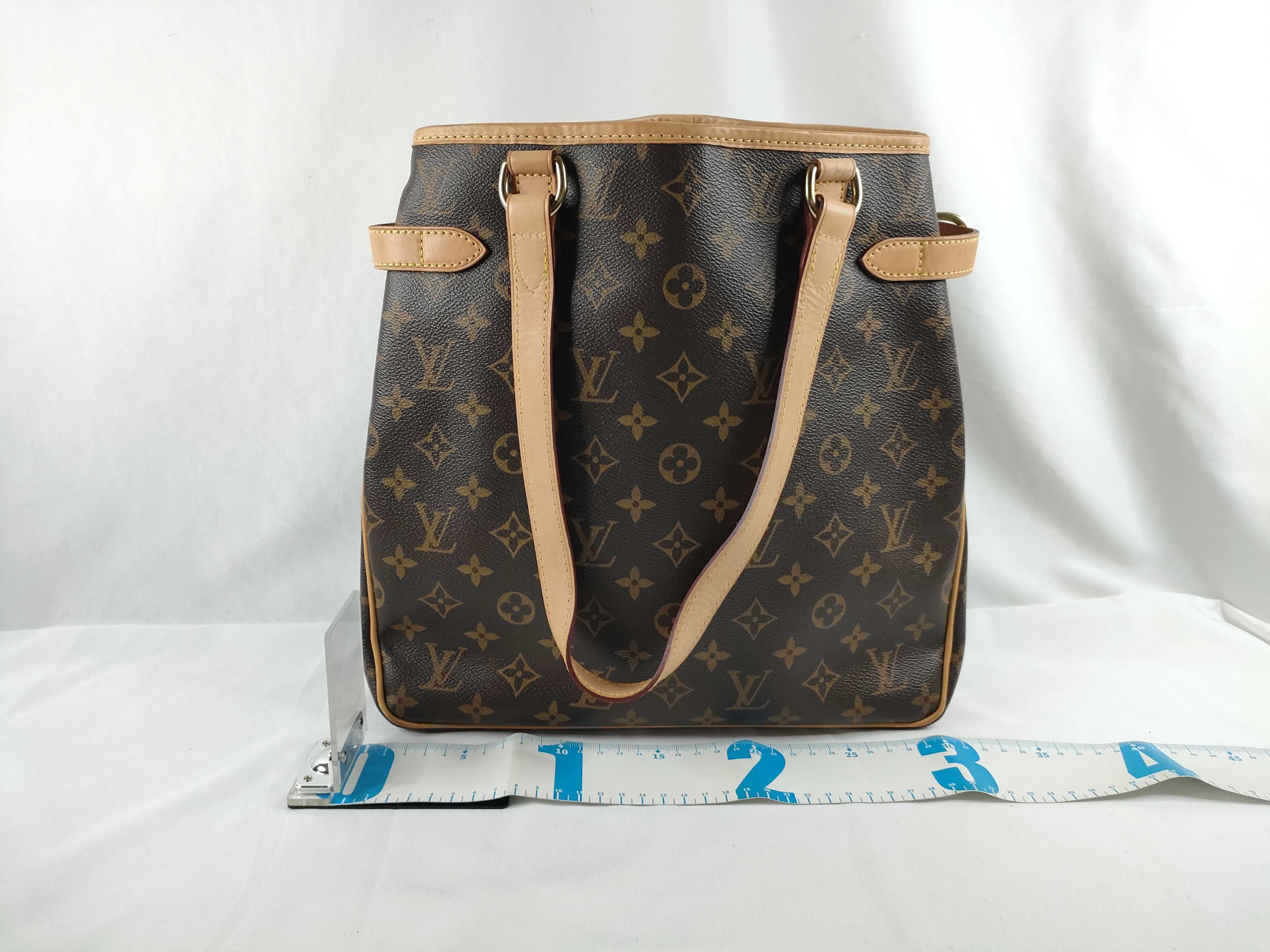 Monogram LV Pumpkin Brown Monogram Medium Tote Bag — view 2