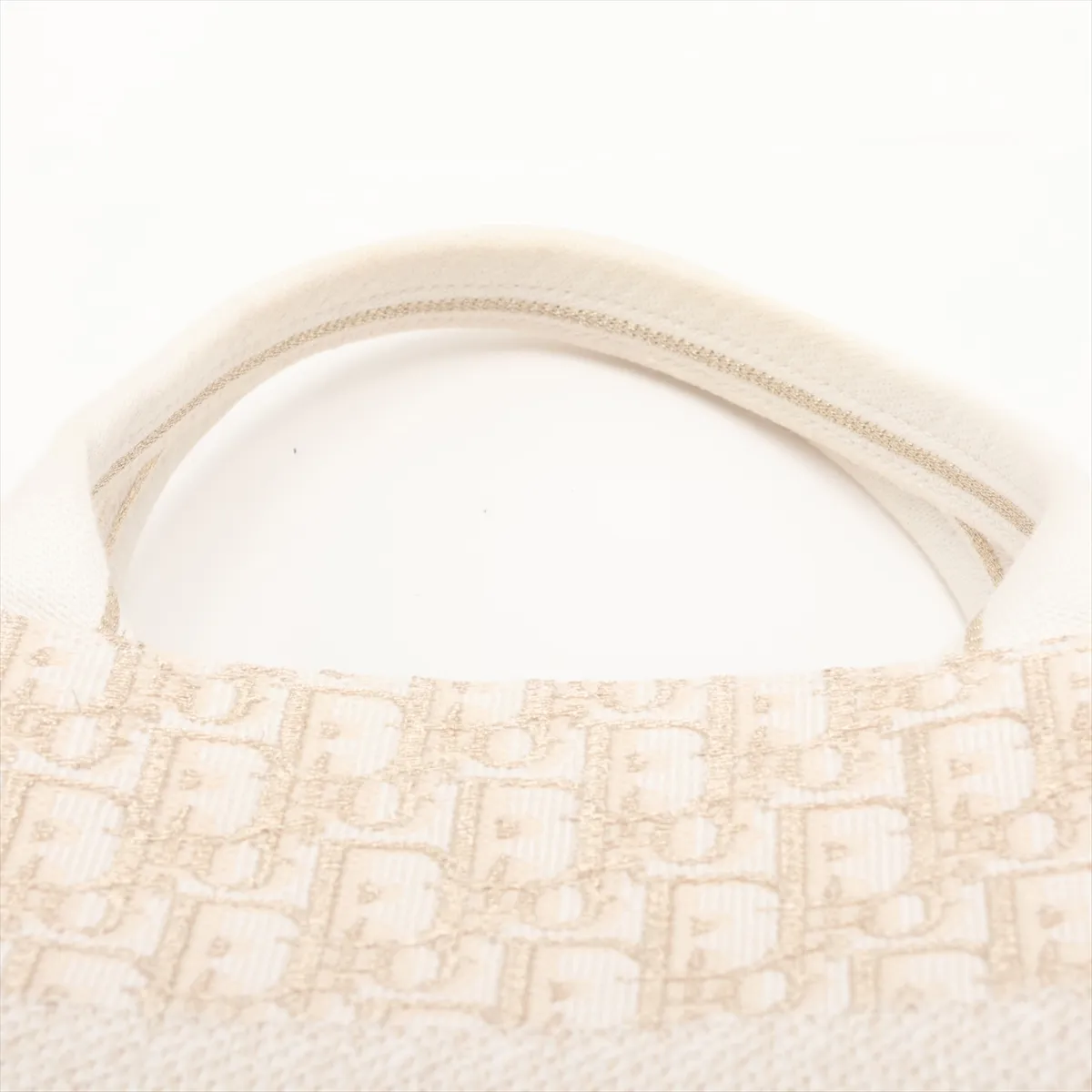Oblique Book Tote Medium Canvas x Leather 2-Way Handbag White Lucky Star — view 6